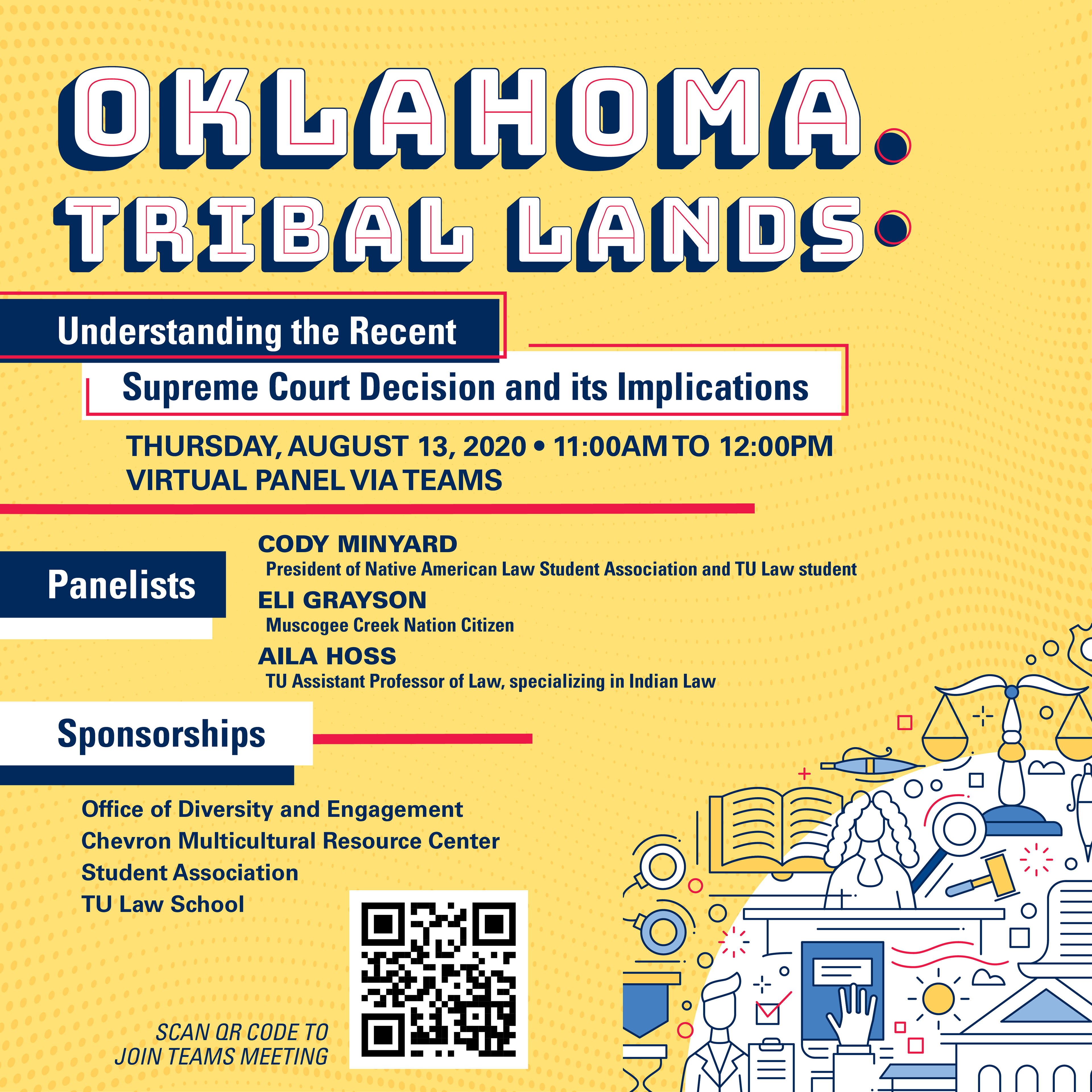 social media image for tribal lands discussion held via teams