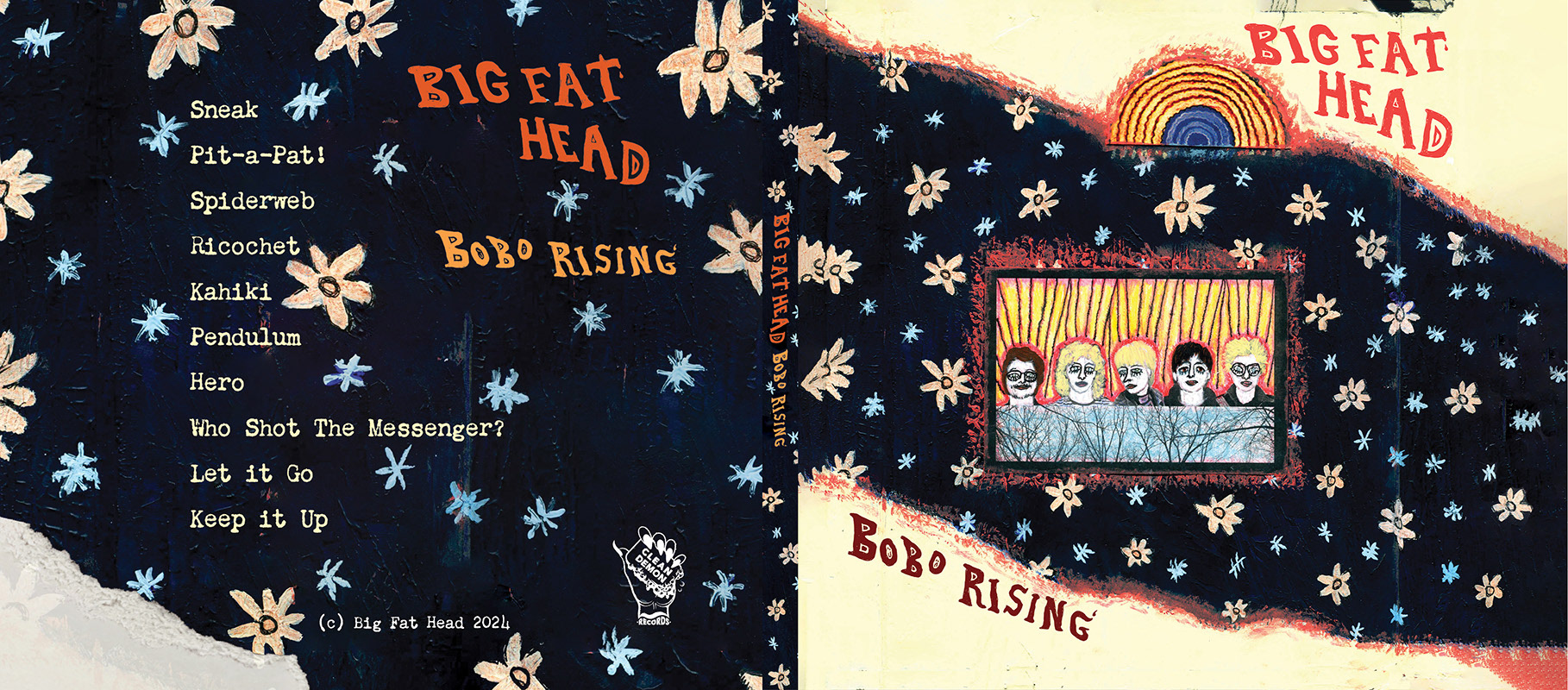 Bobo Rising CD Cover Design.