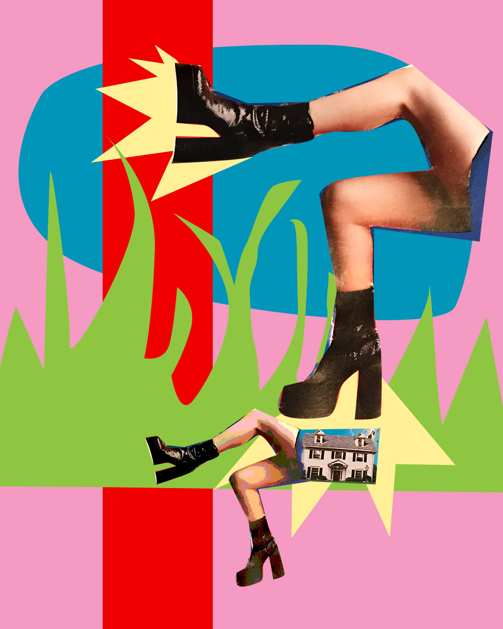 Home? Found Analog images manipulated and illustrated in photoshop