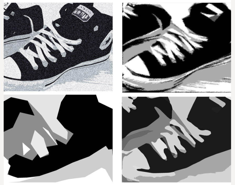 Four Value Abstraction using Adobe Illustrator filters