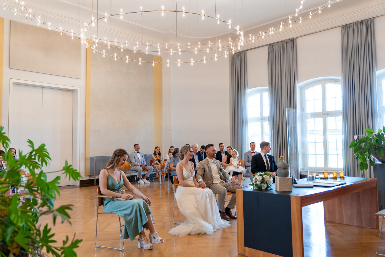 der Schlaunsaal im Standesamt Münster