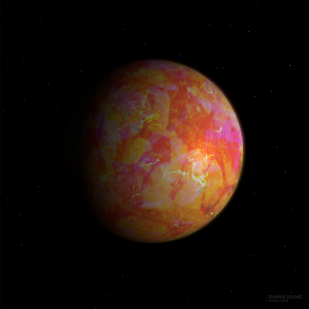 concept space art · drawn in Procreate