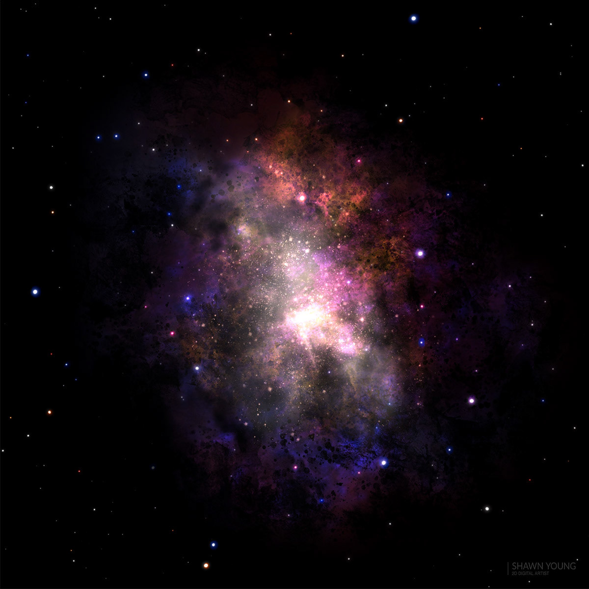 concept space art · drawn in Procreate