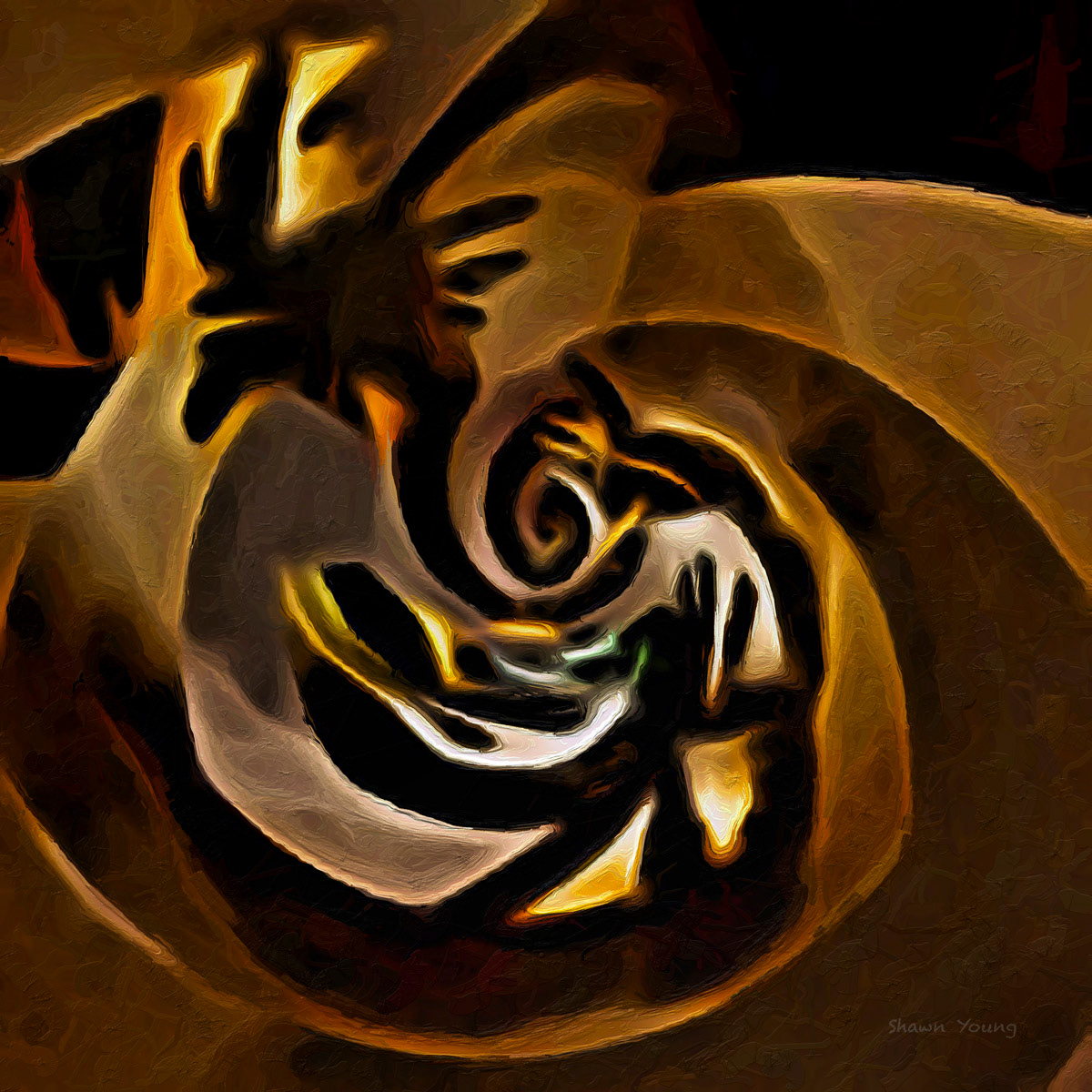 Hand in Creation 14x14 in.