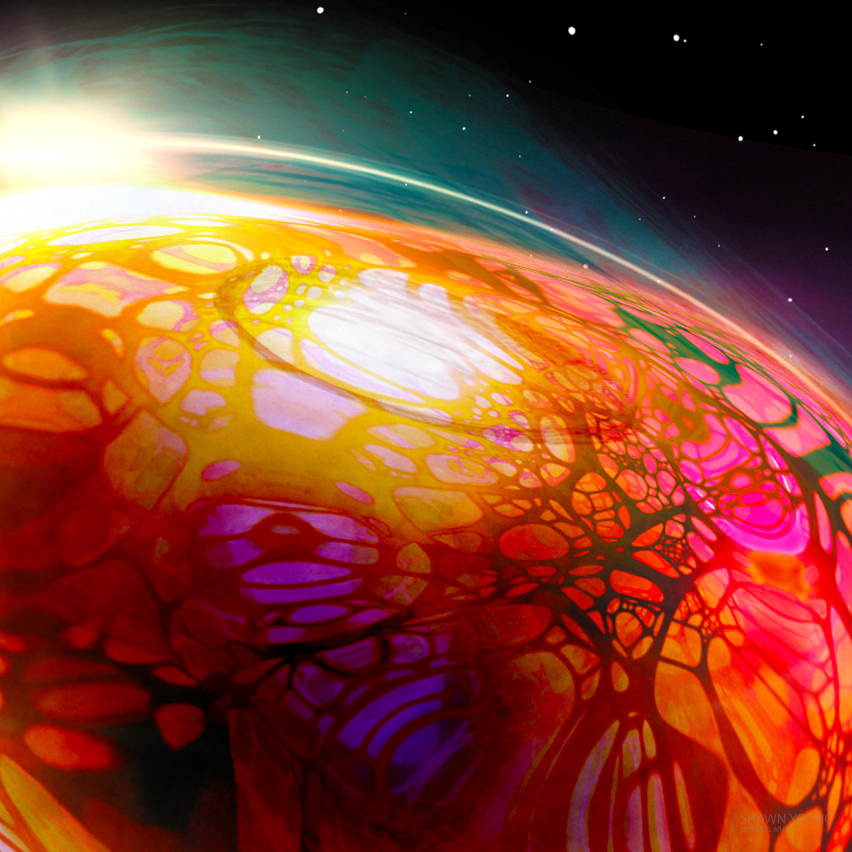 concept space art · drawn in Procreate