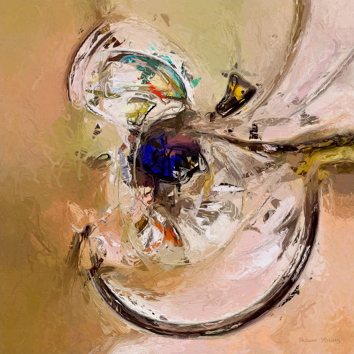 Wind Surfer 14x14 in.
