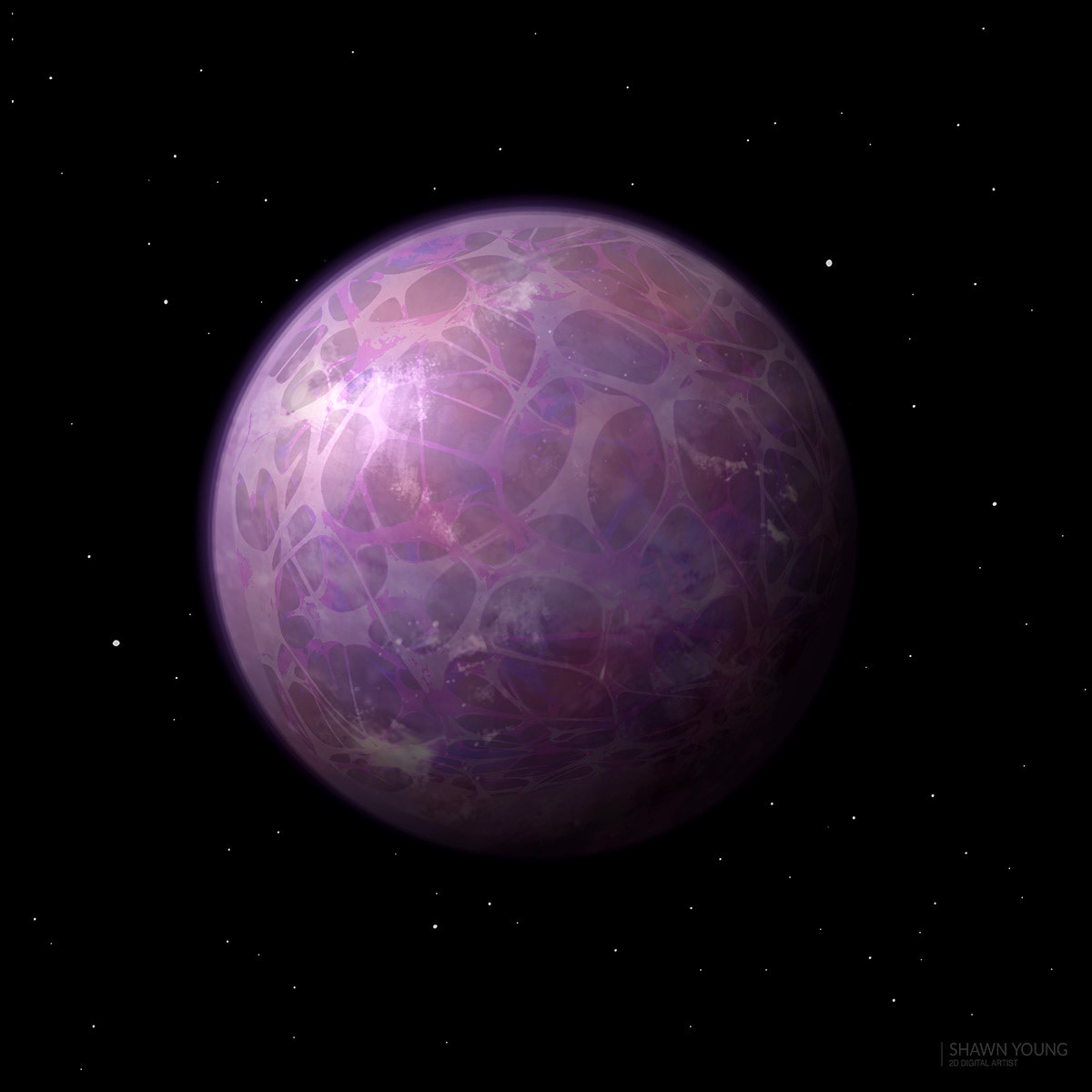 concept space art · drawn in Procreate