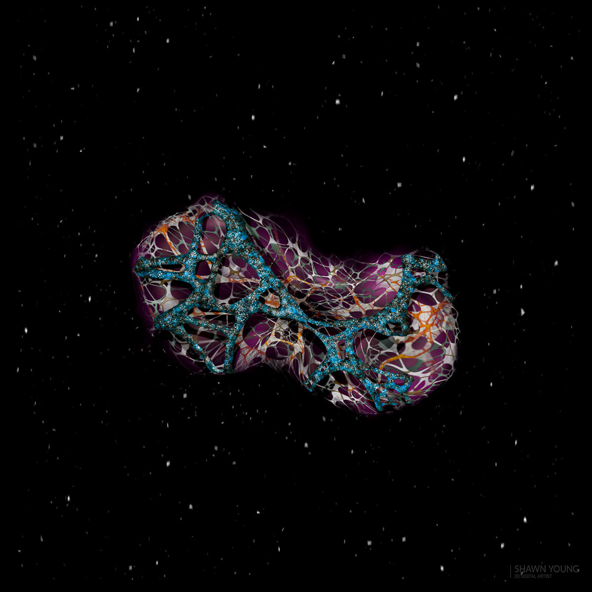 concept space art · drawn in Procreate