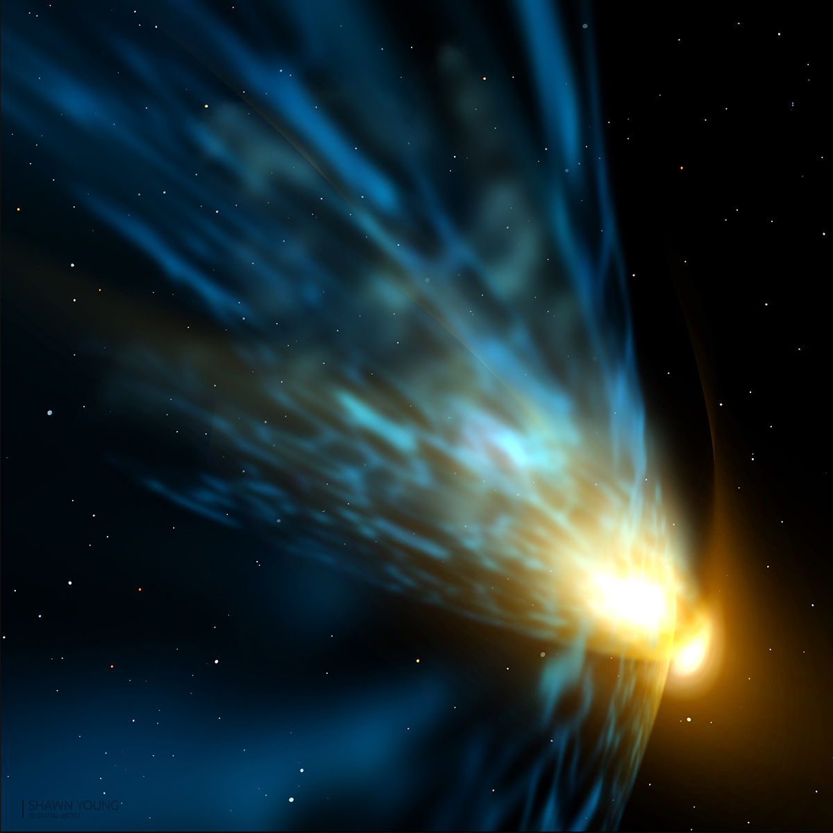 Bow Shock · drawn in Procreate