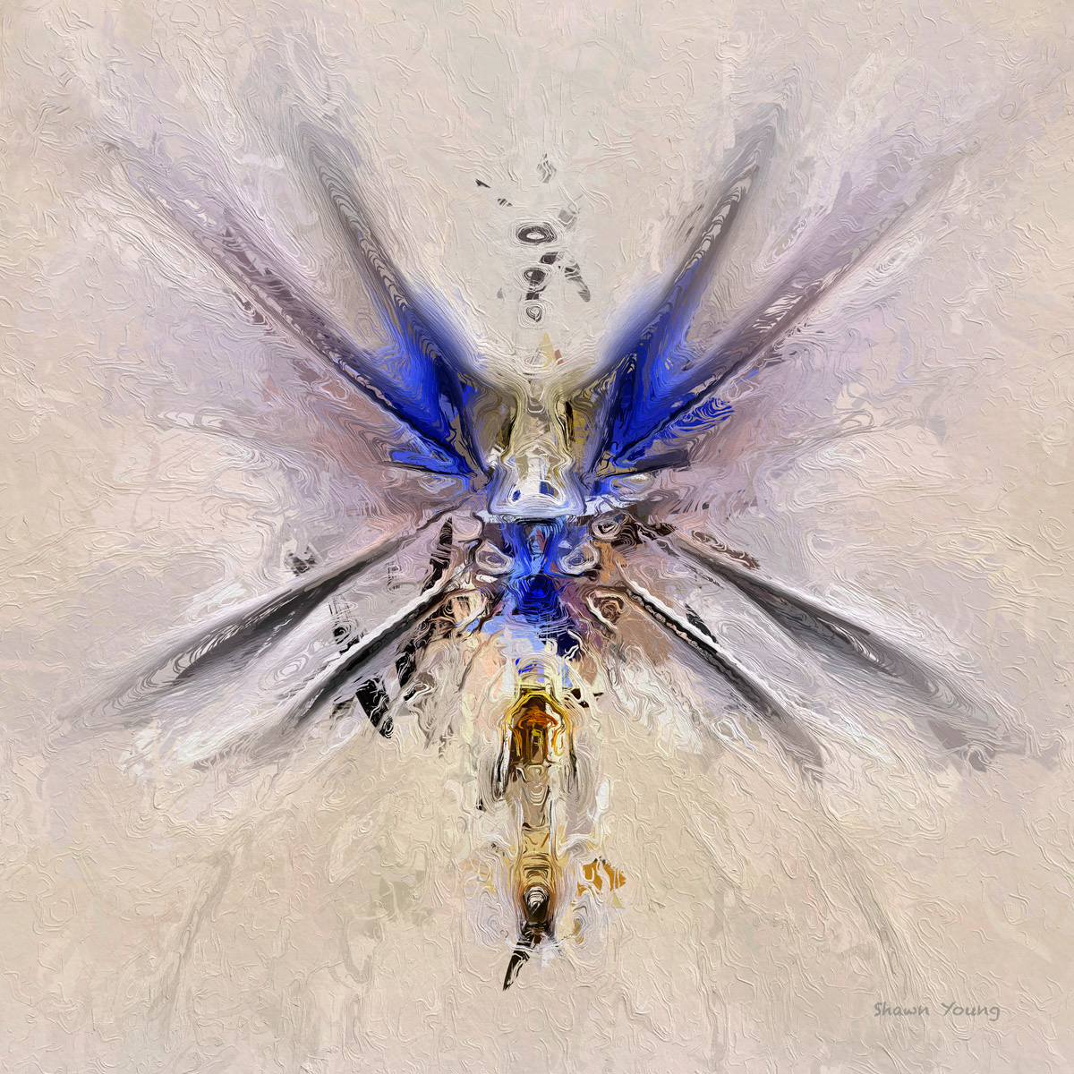 Dragonfly Totem 14x14 in.