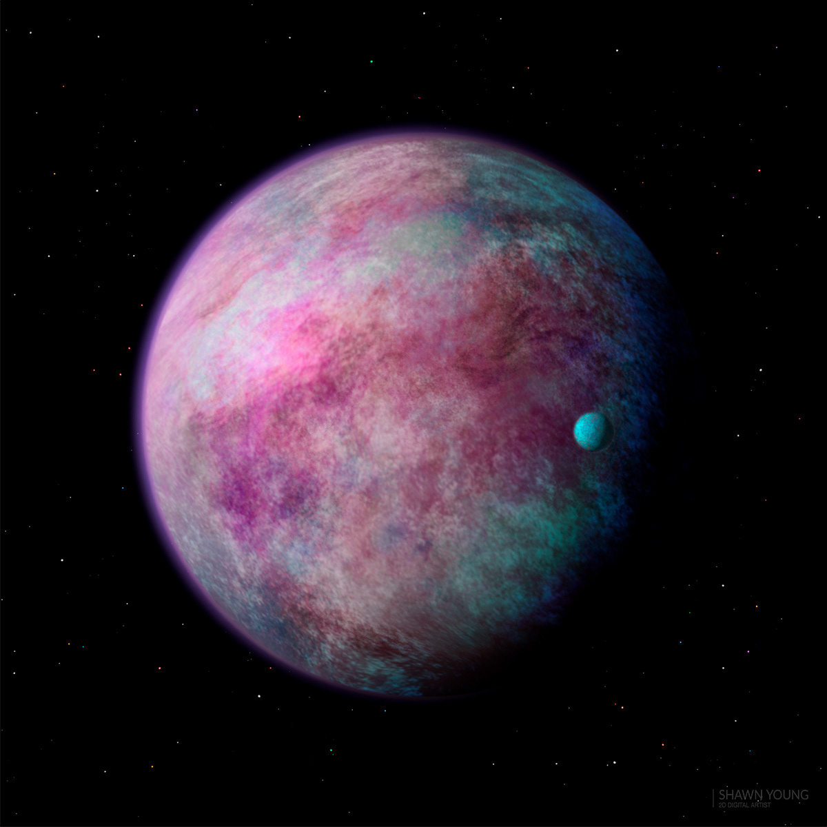 concept space art · drawn in Procreate