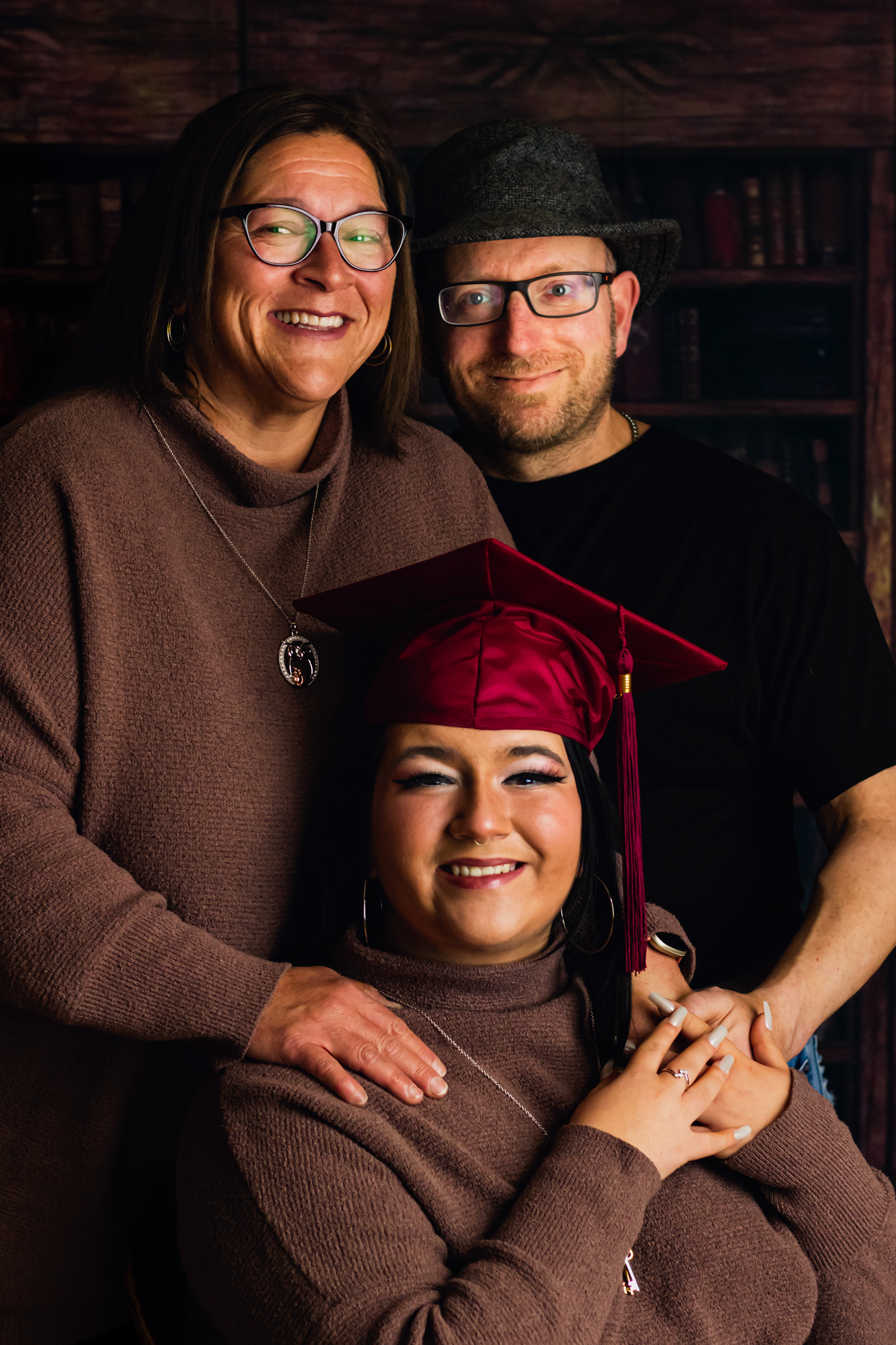 Family photography for high school graduation
