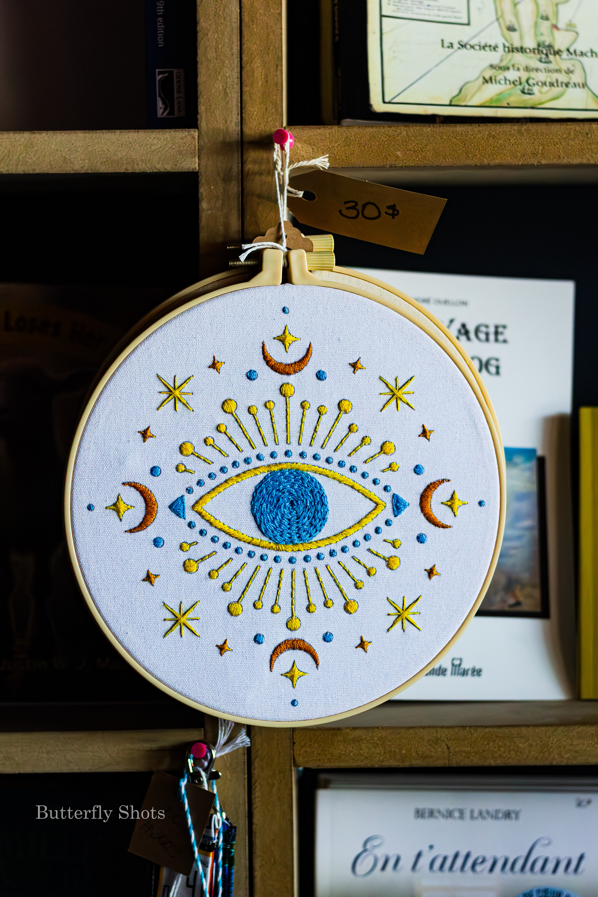 Product photography at the local bookstore