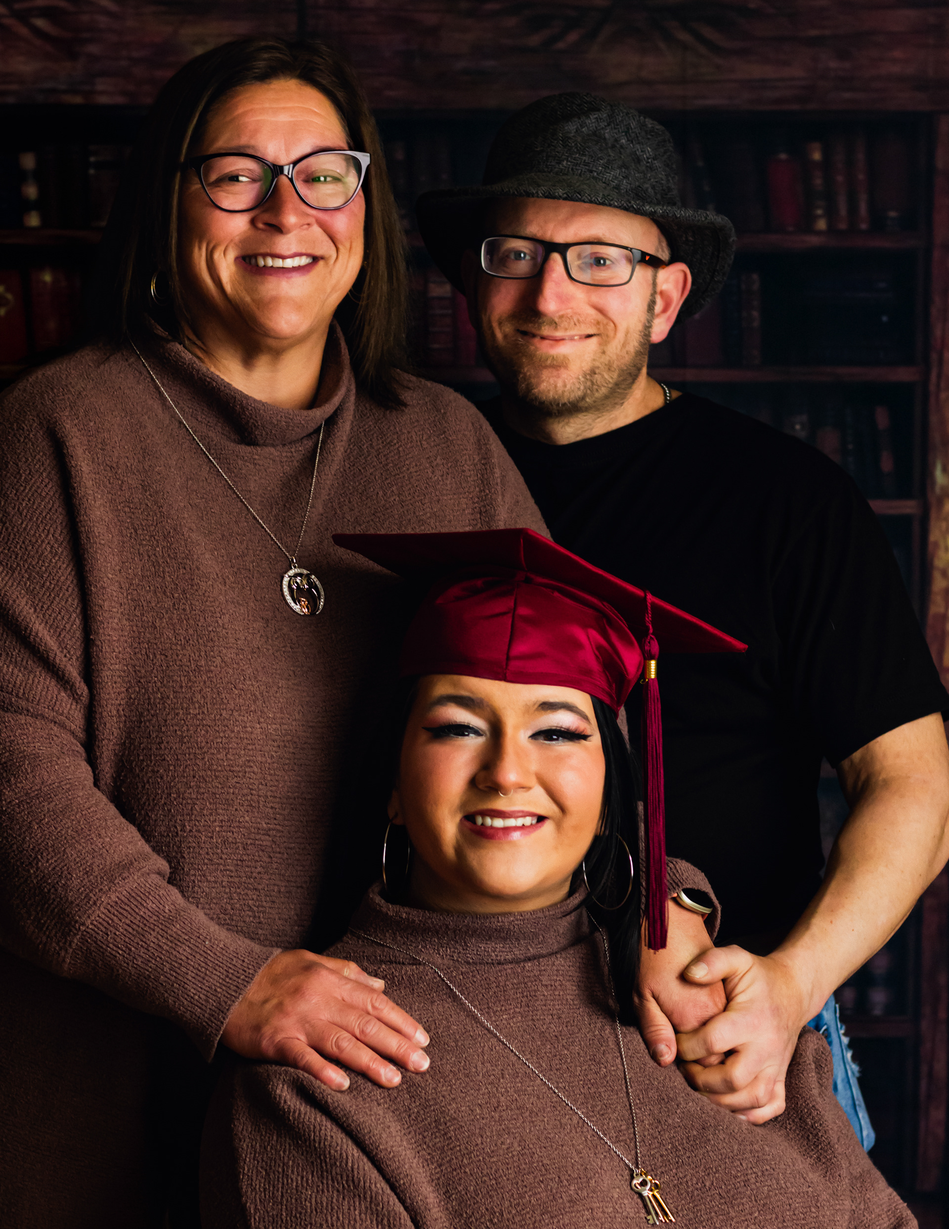 Family photography for high school graduation