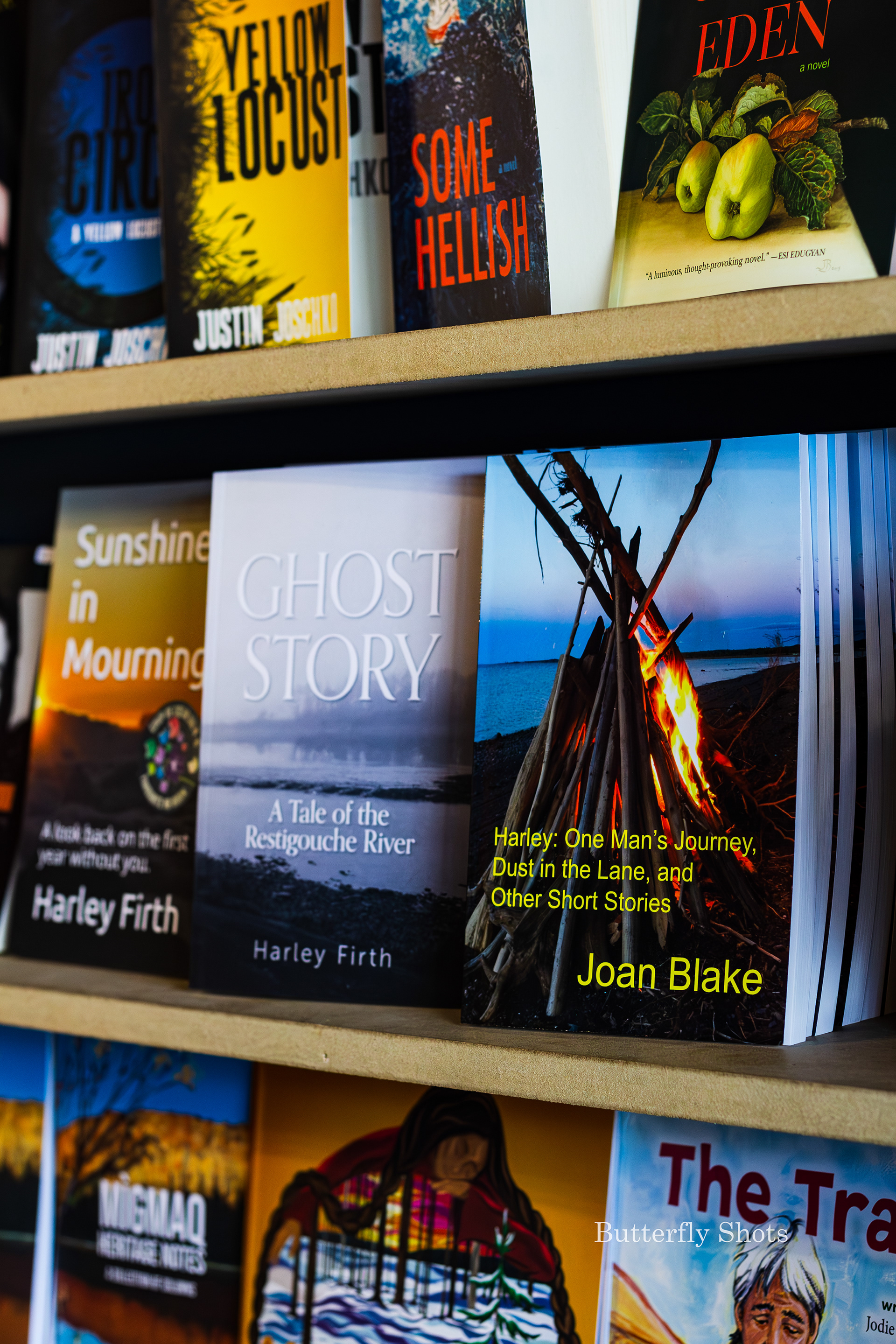 Product photography of local book