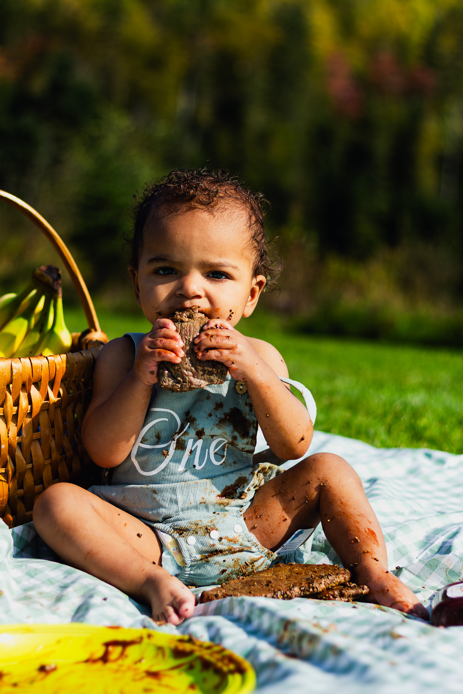 Child photography first birthday