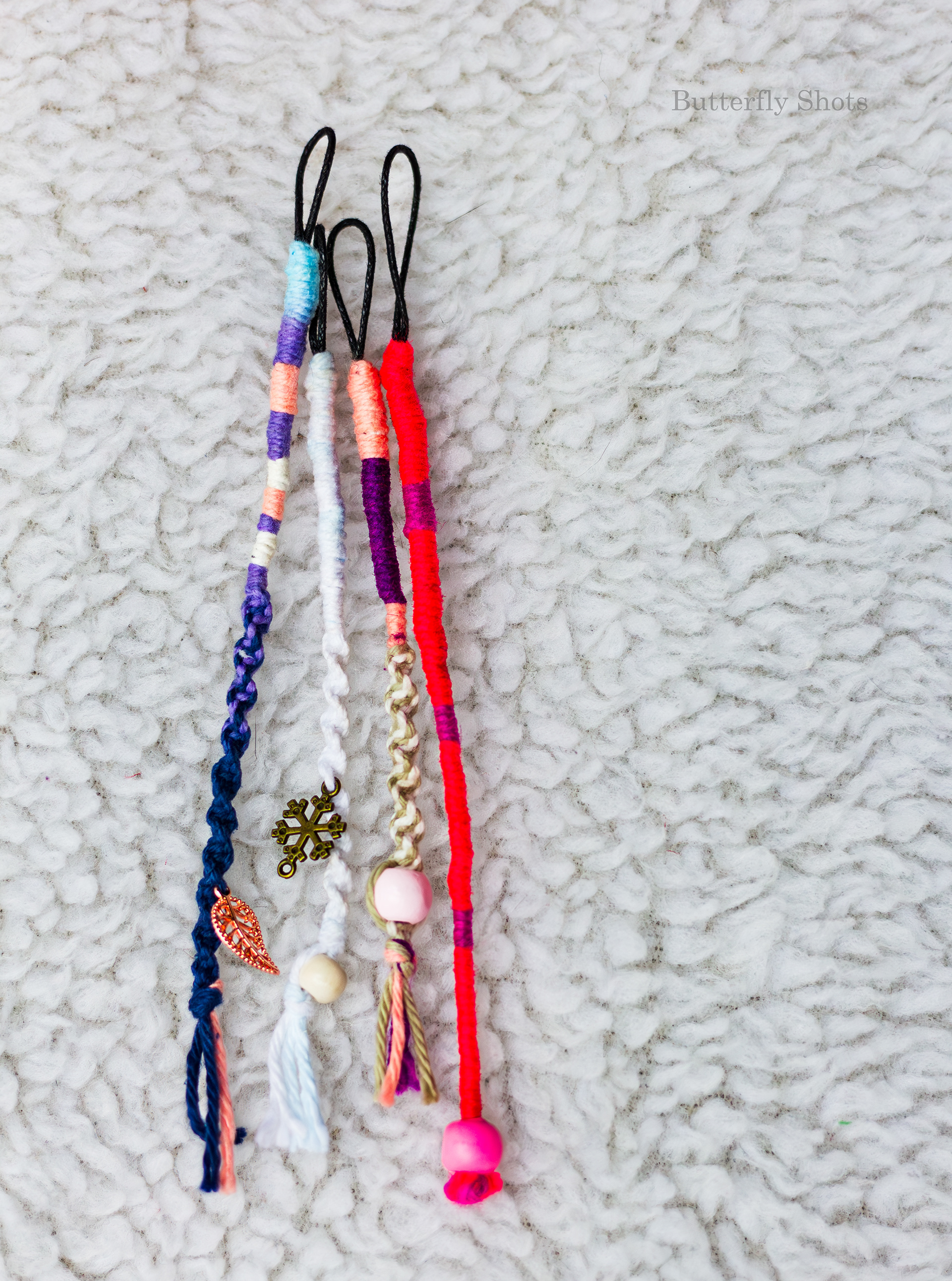 Product photography of hair wraps