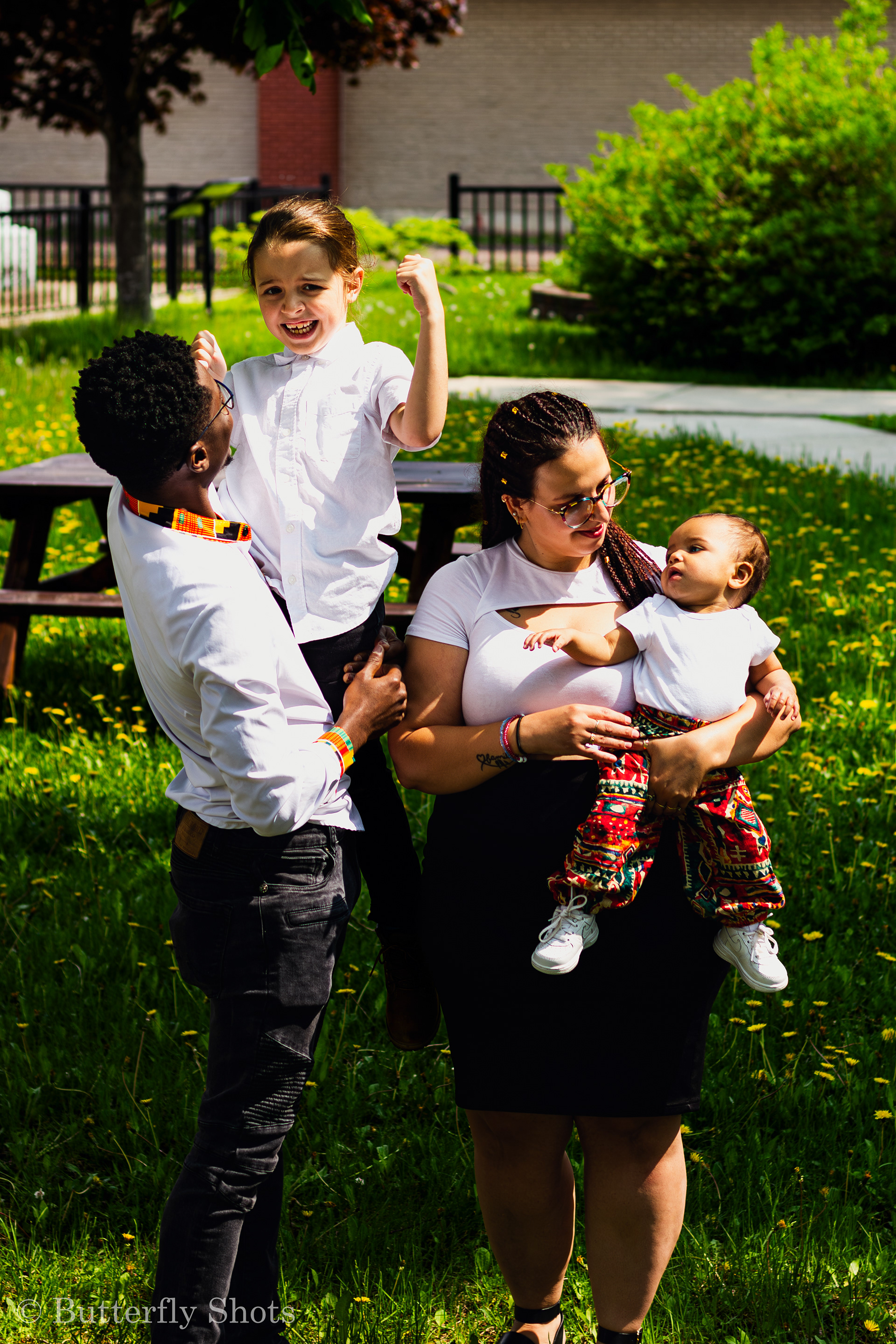 Outdoors family photography