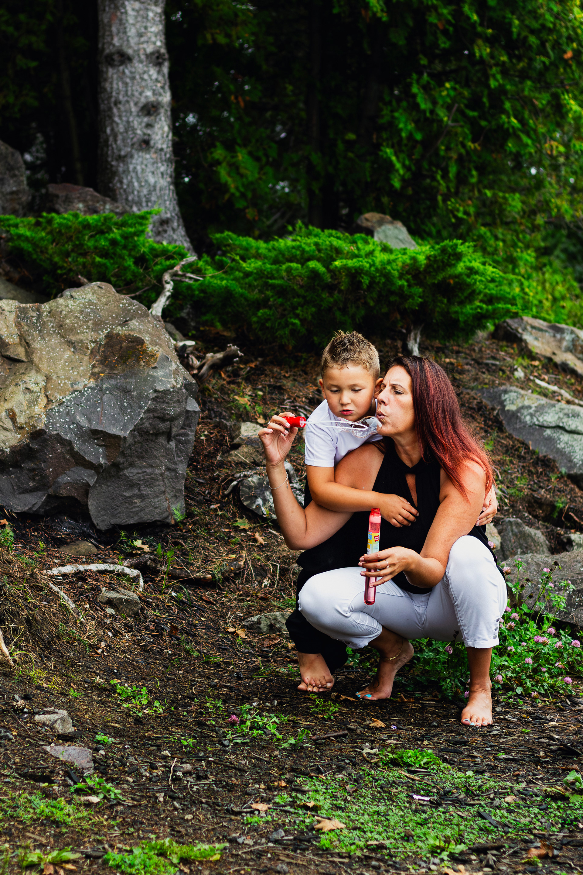 Family photography of a mom and her son
