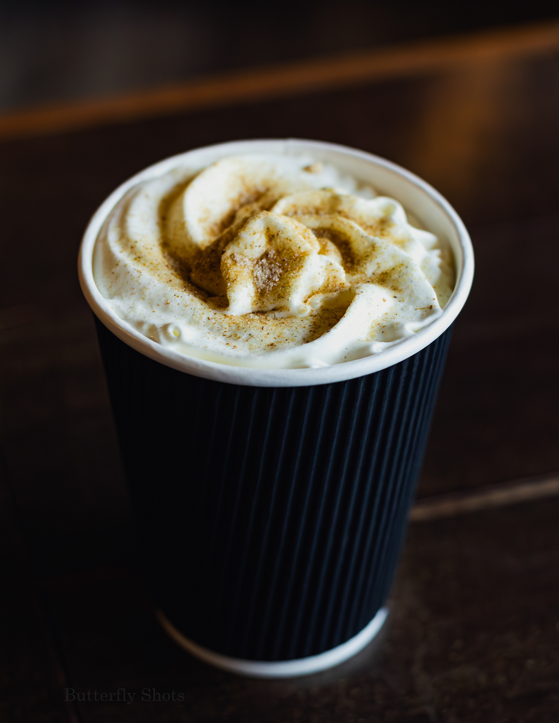 Product photography (food photography) of a specialty coffee