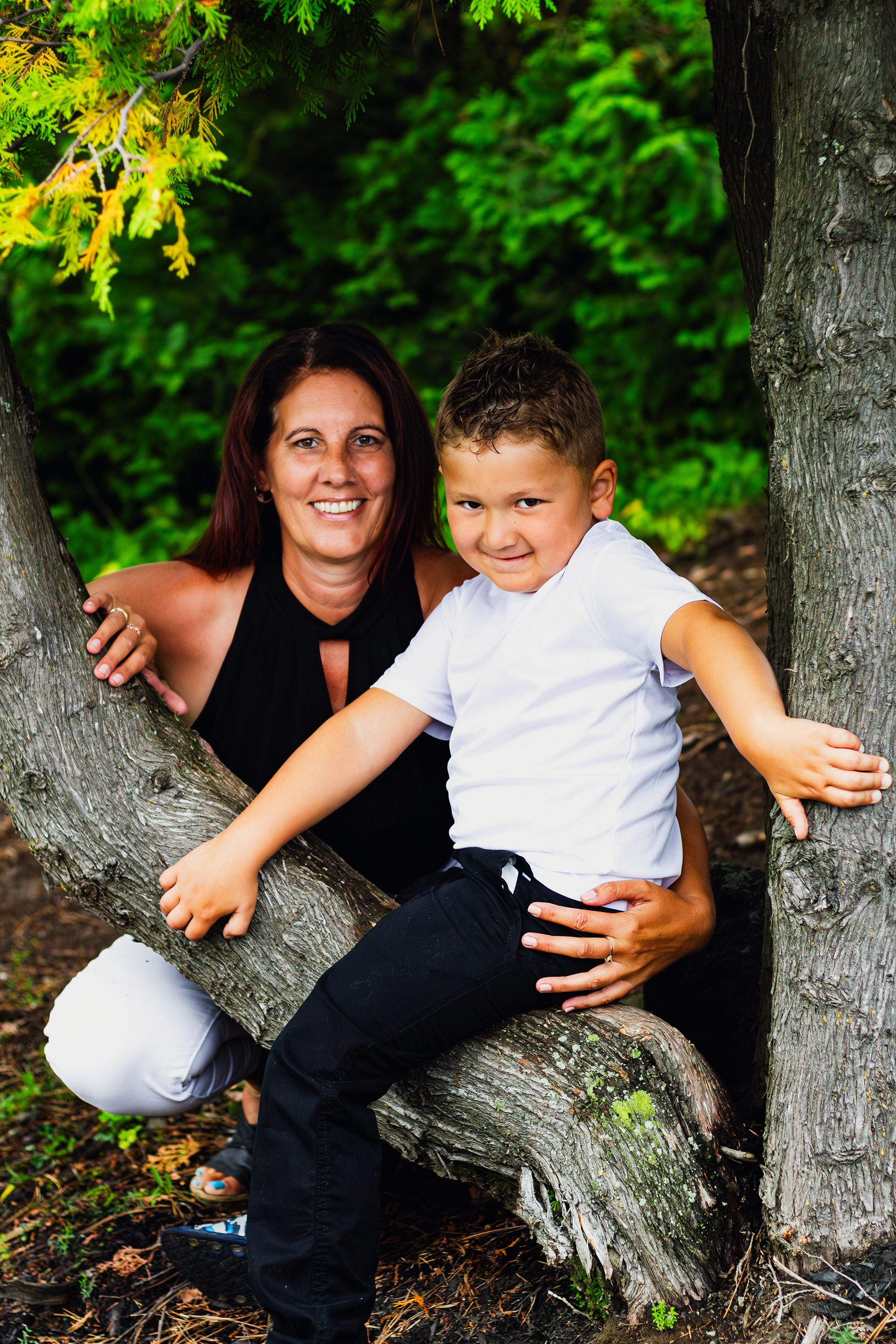 Family photography of a mom and her son