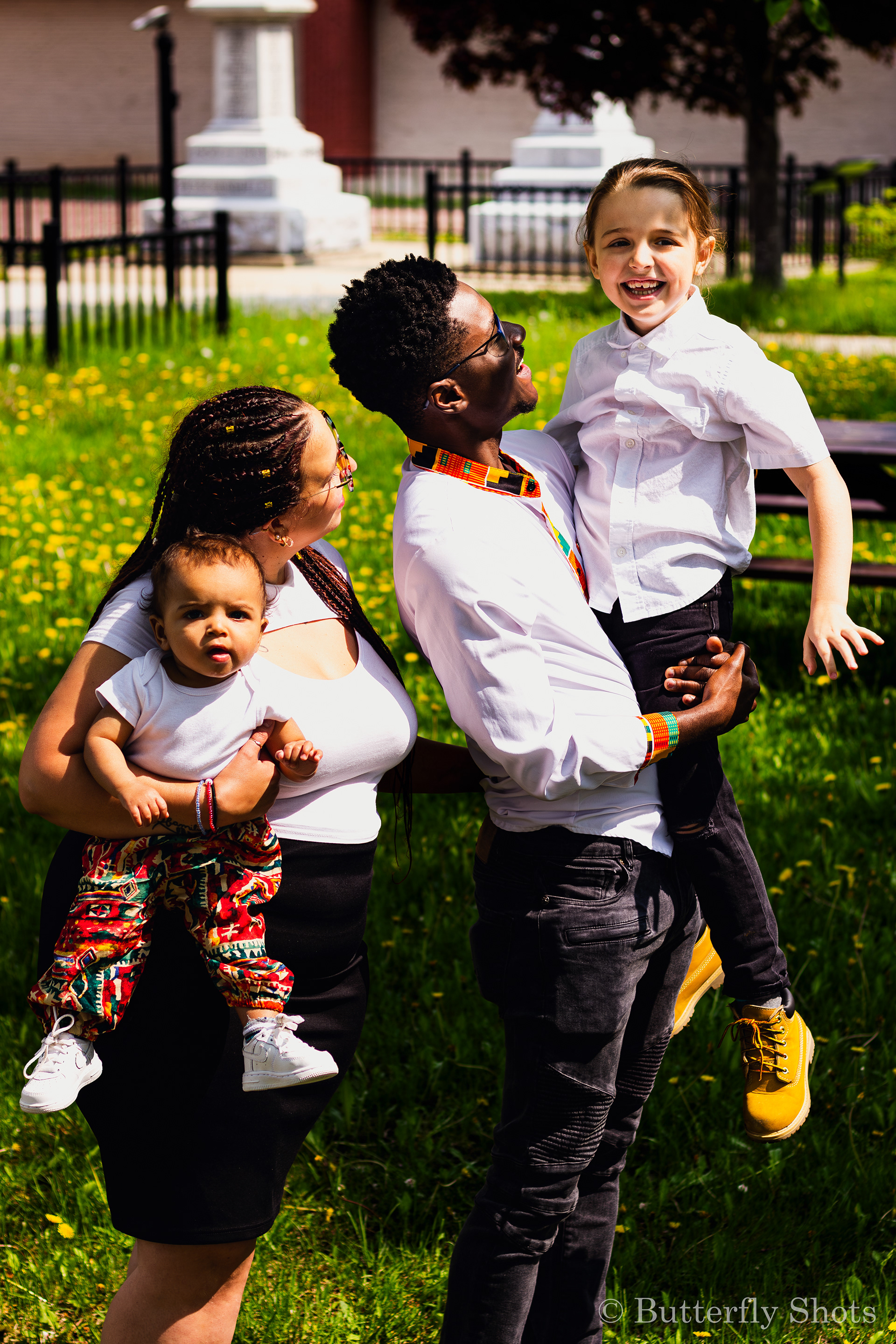 Outdoors family photography