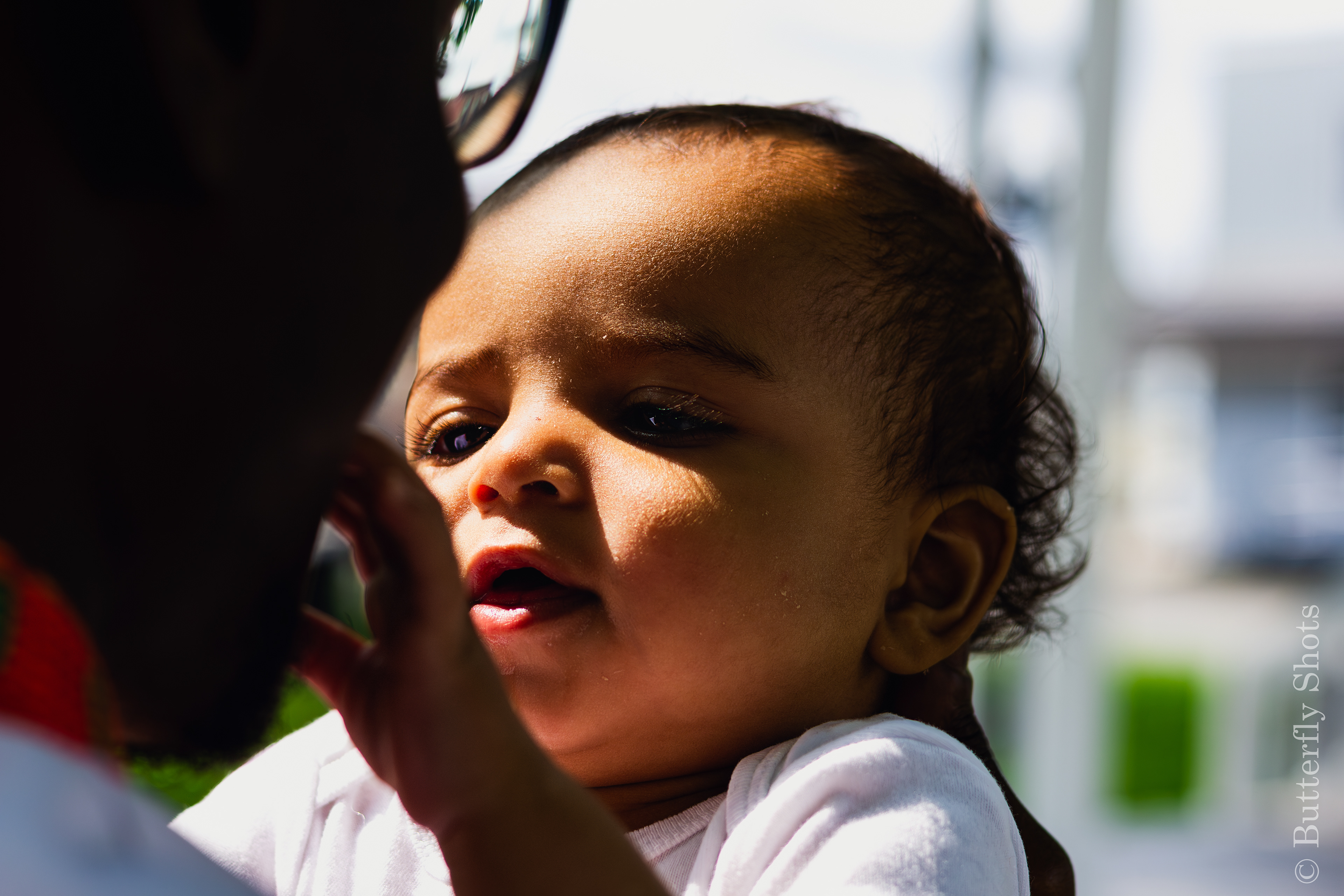 Outdoors family photography father and son