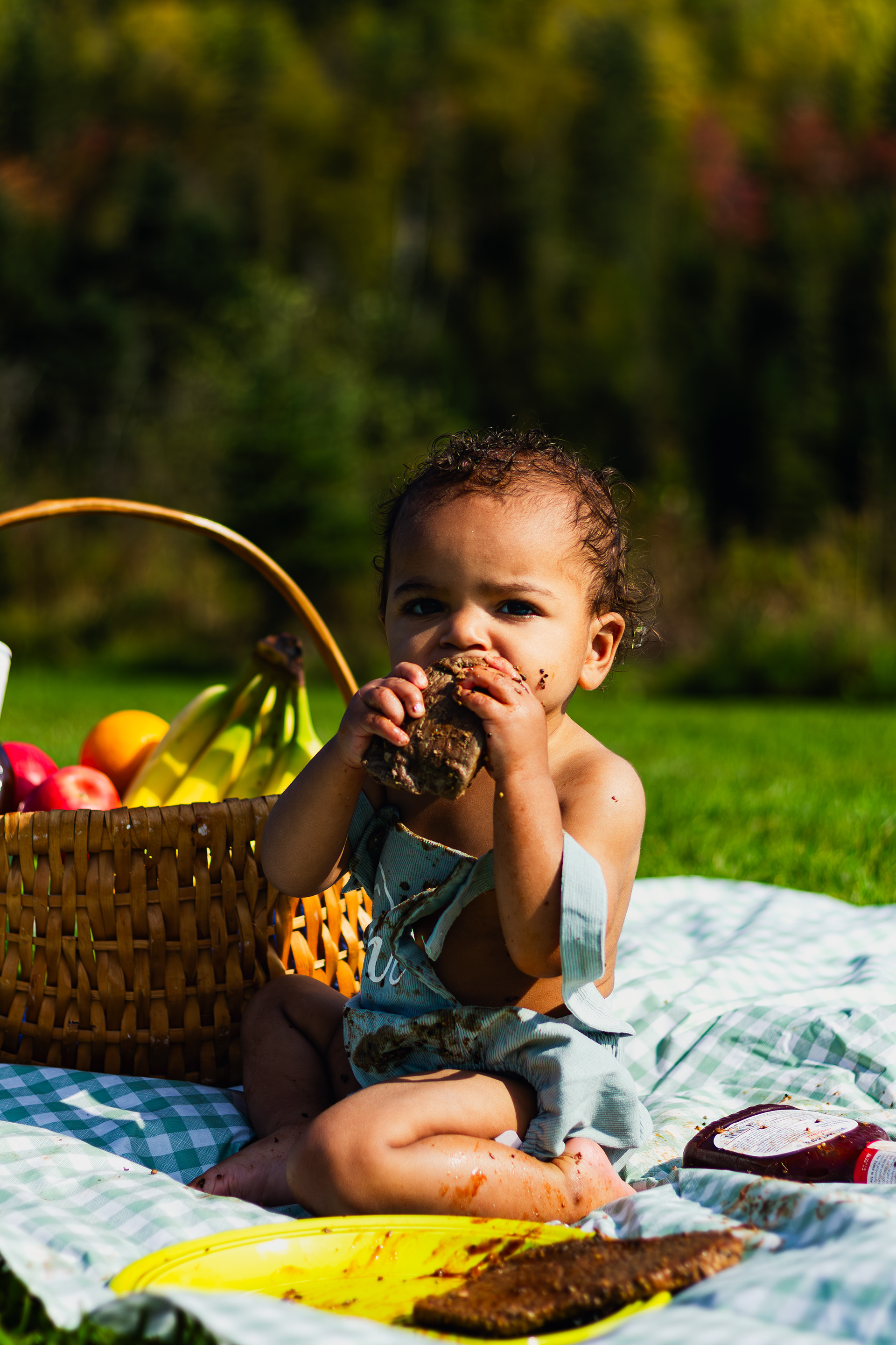 Child photography first birthday