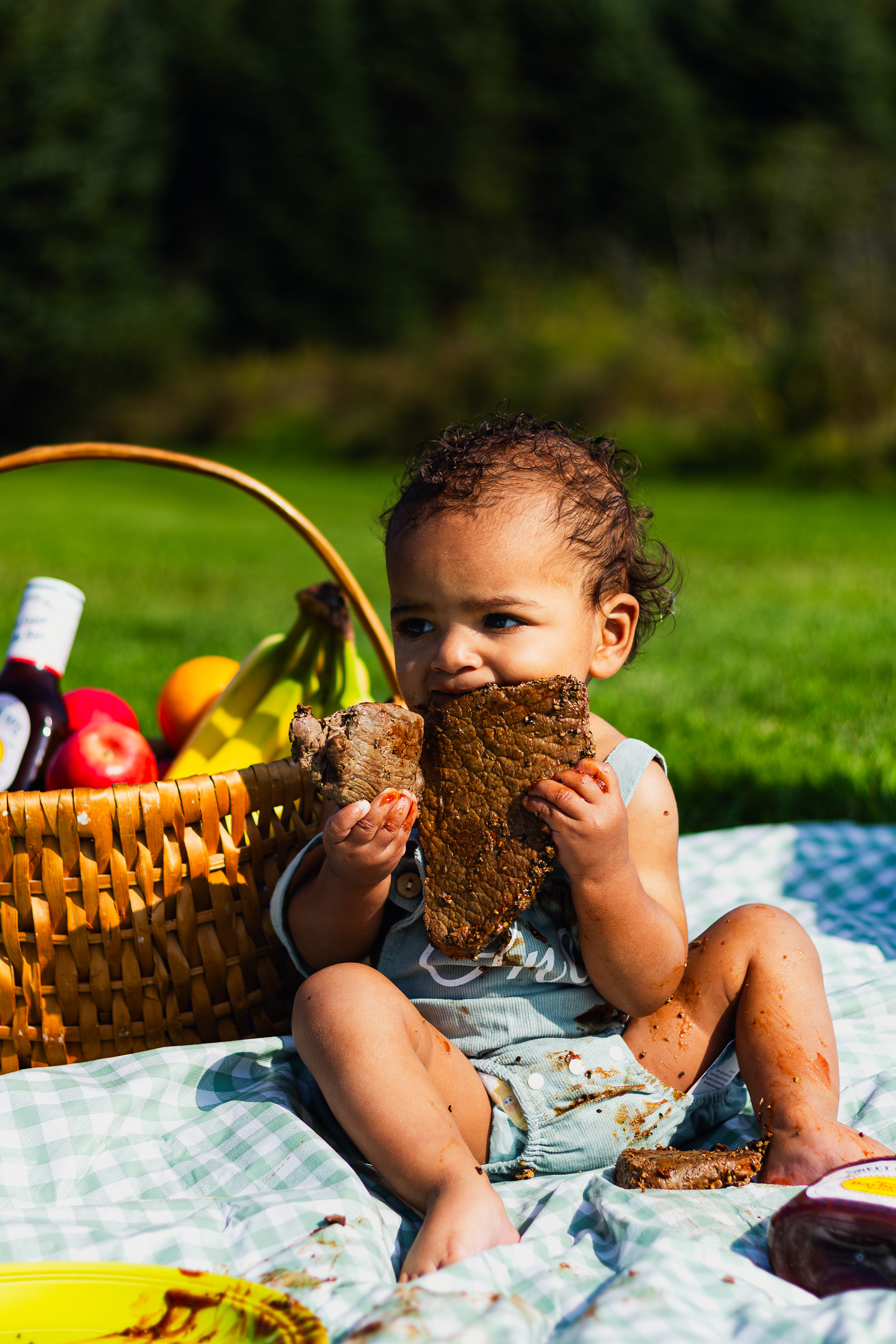 Child photography first birthday