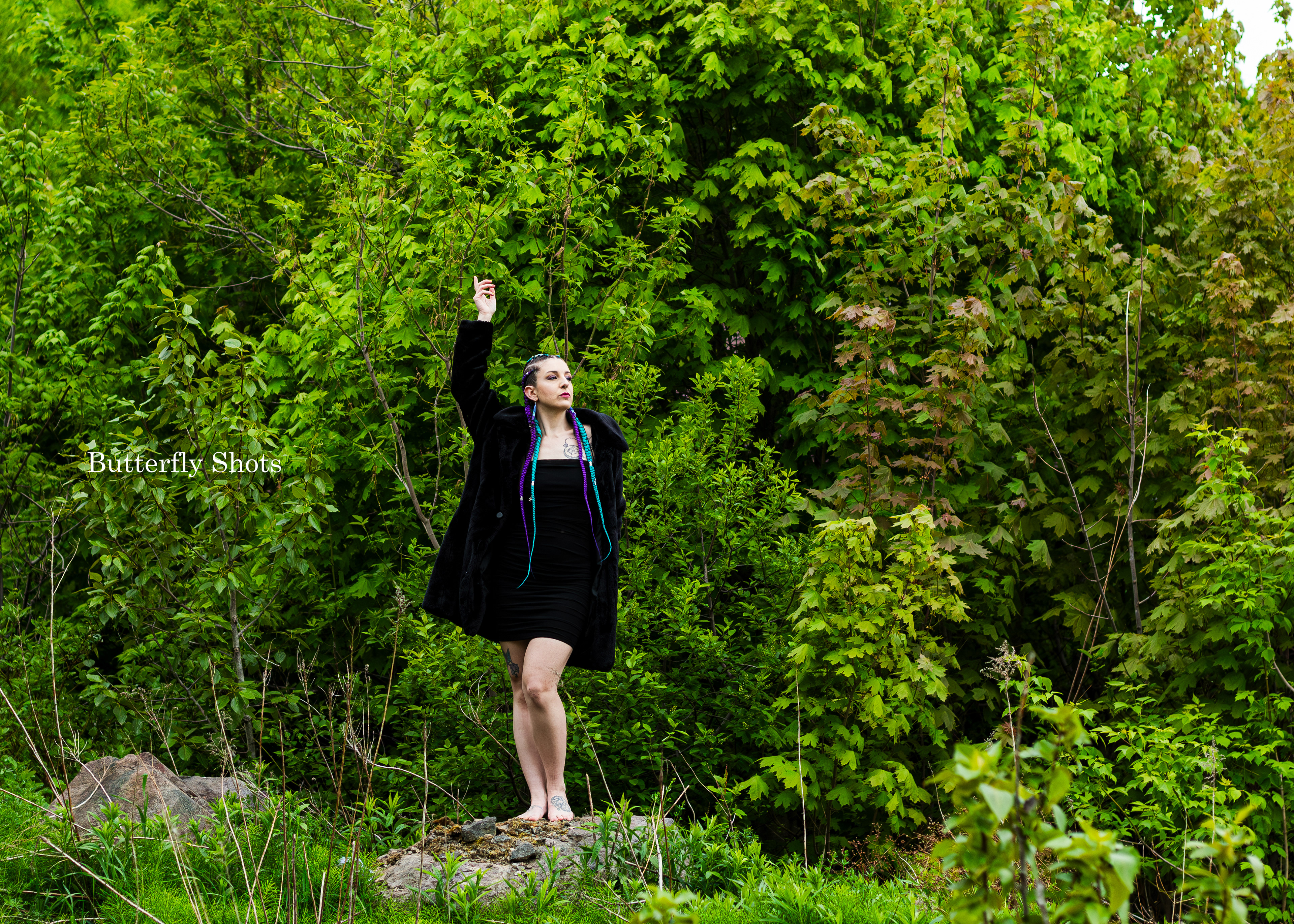 Outdoors self-portrait
