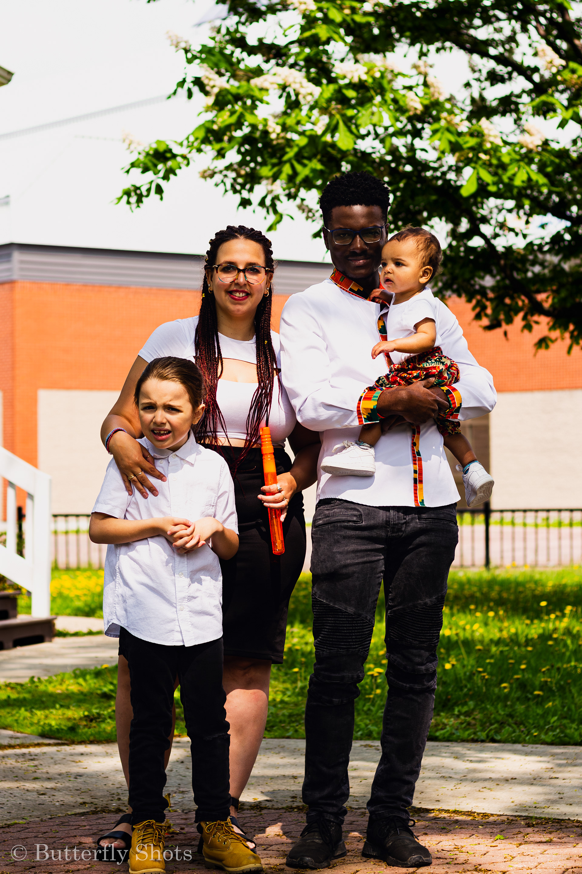 Outdoors family photography