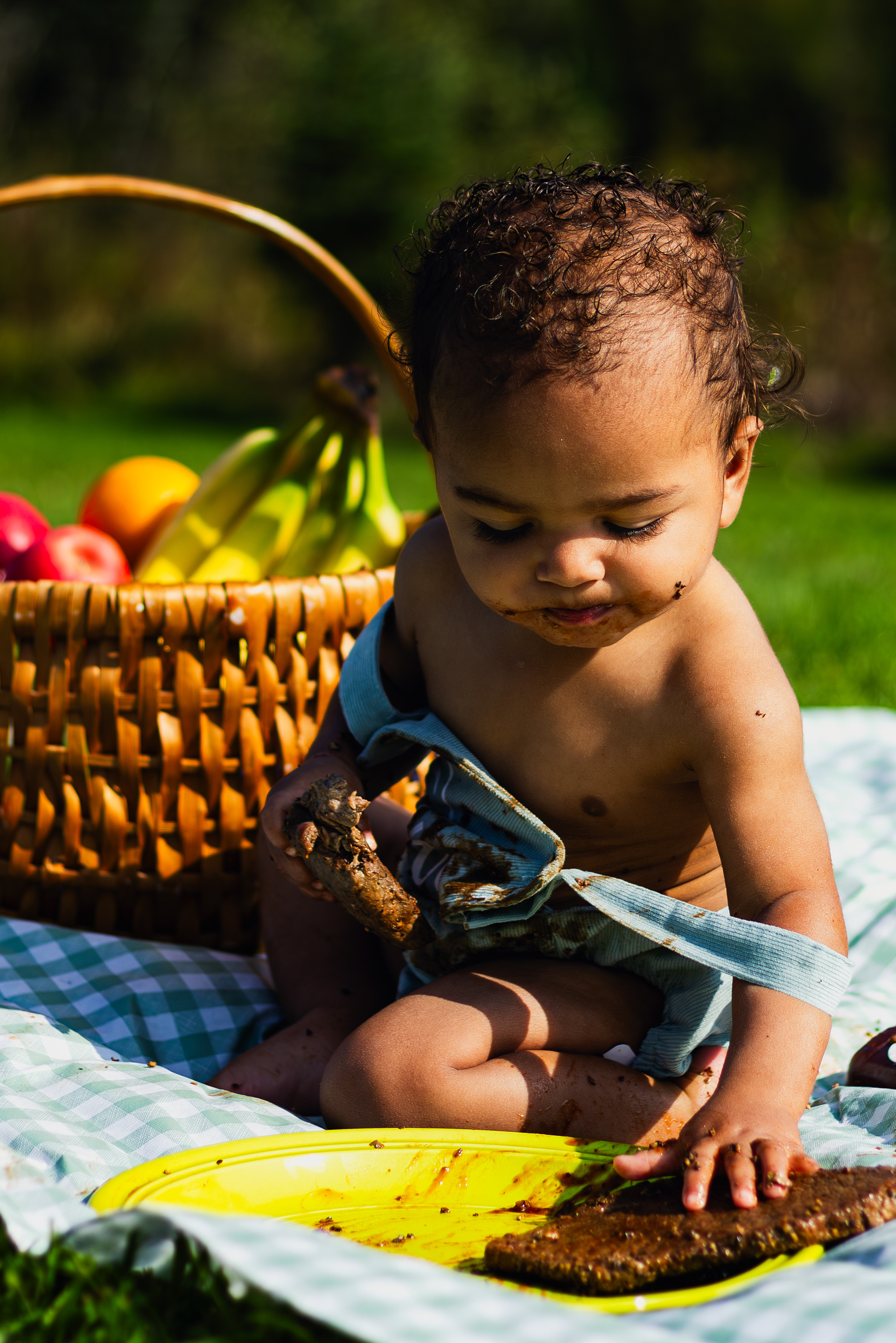 Child photography first birthday