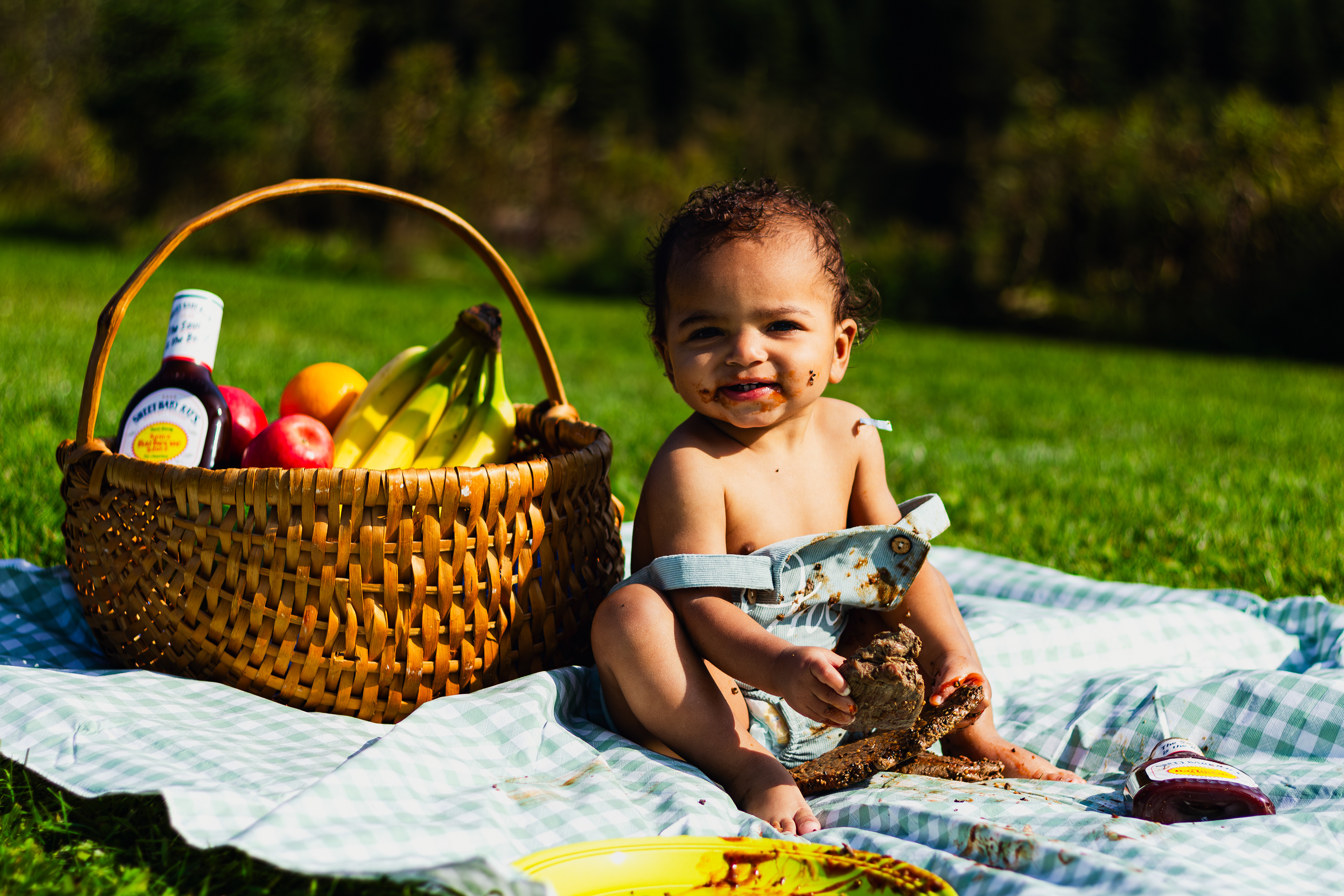 Child photography first birthday