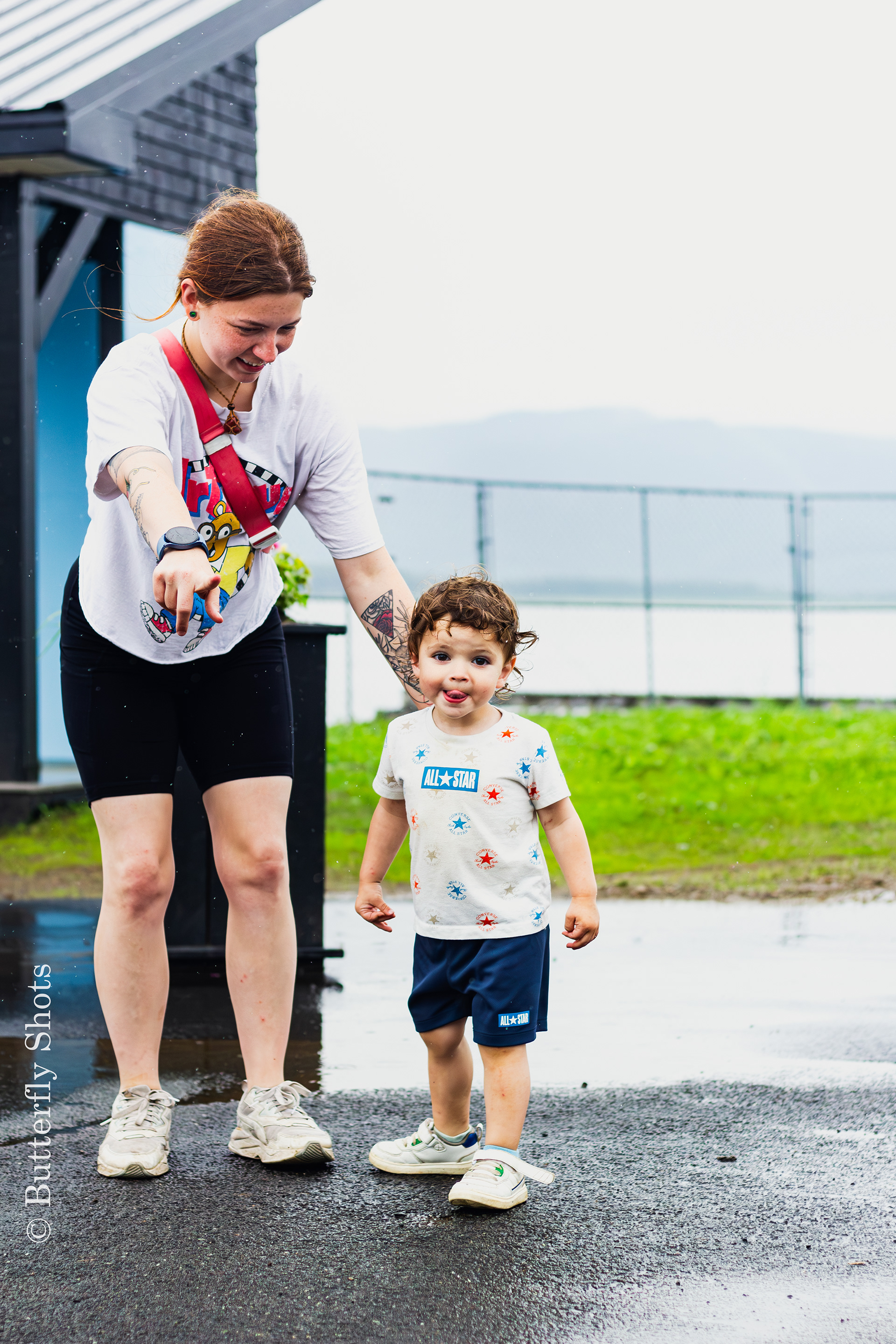 Family photography of mommy and child