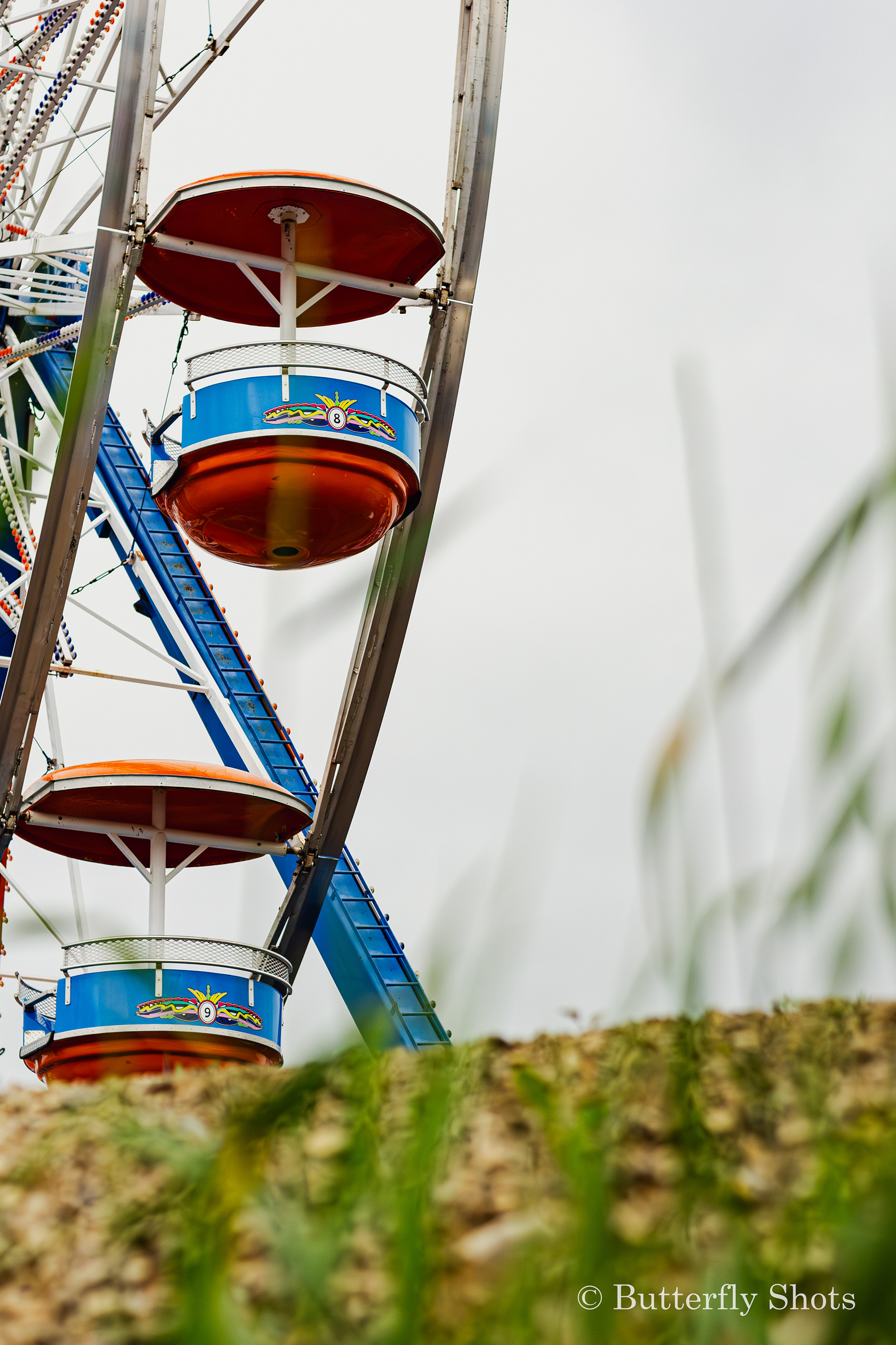 Street photography of amusement park in Campbellton New-Brunswick