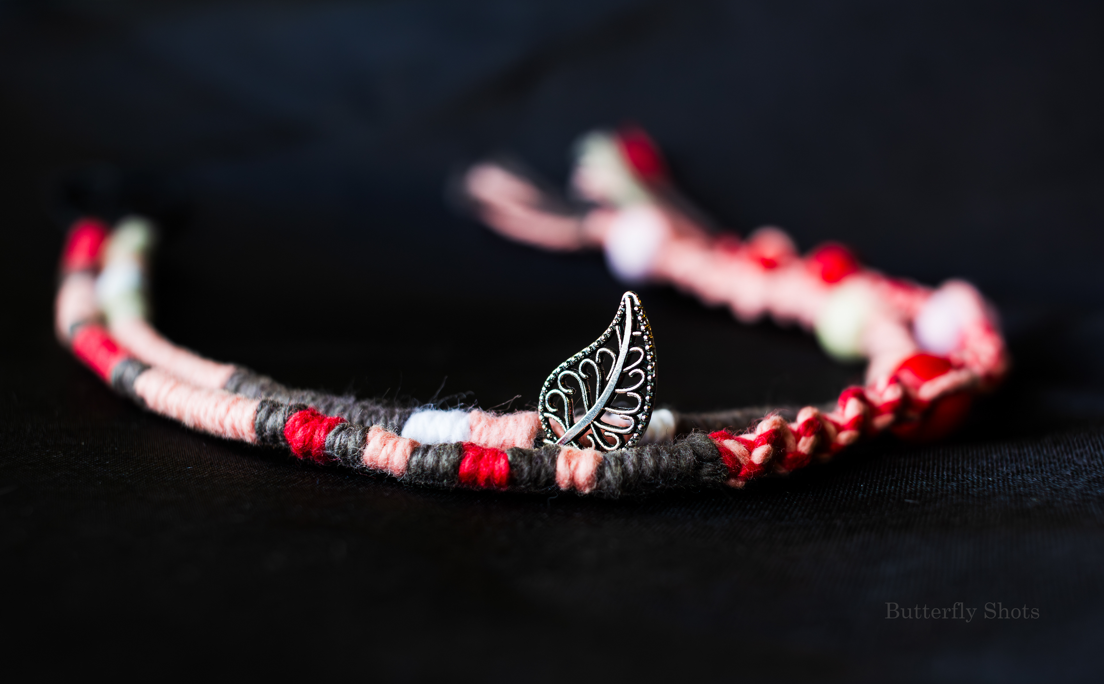 Product photography of hair wraps