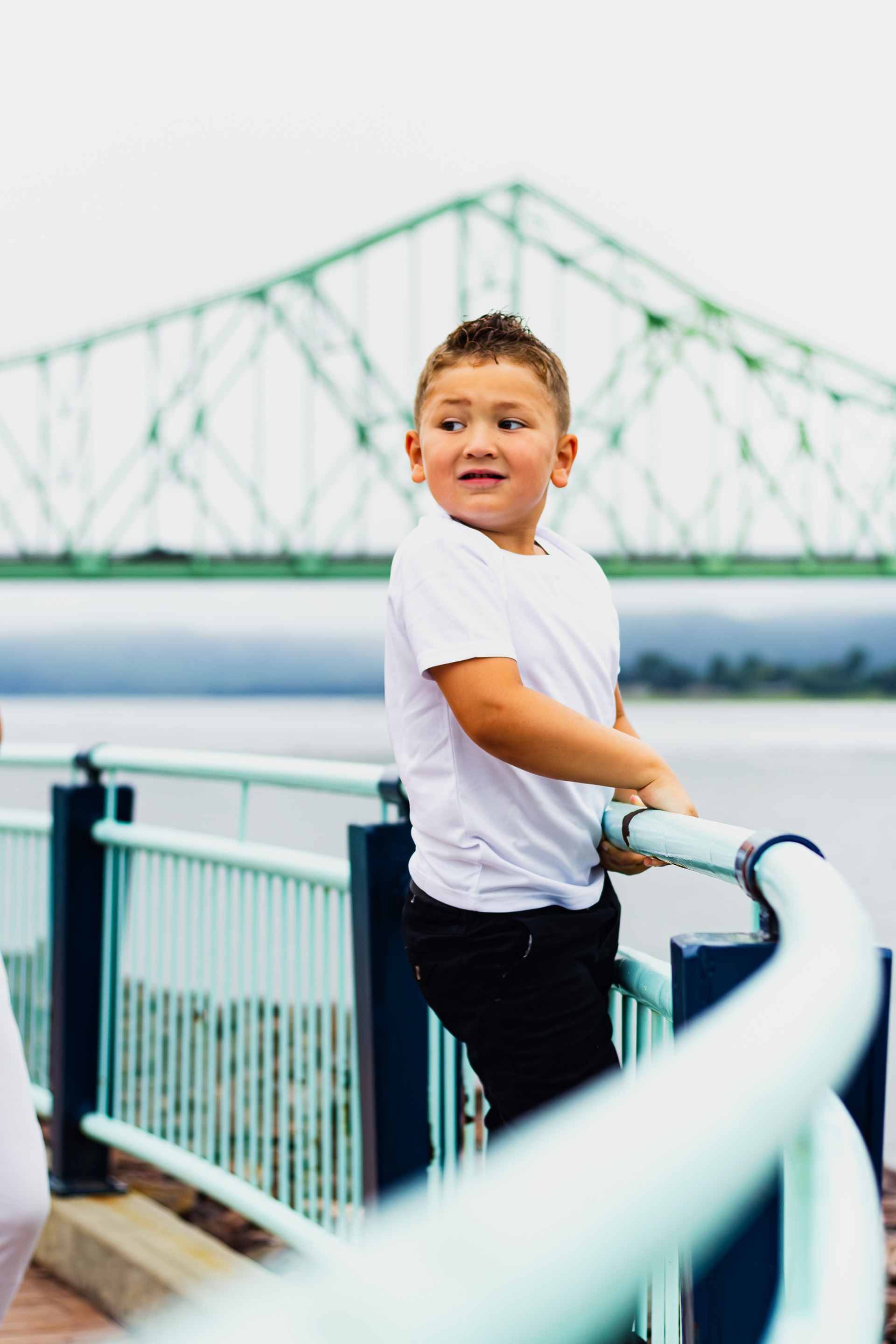Kid photography in action