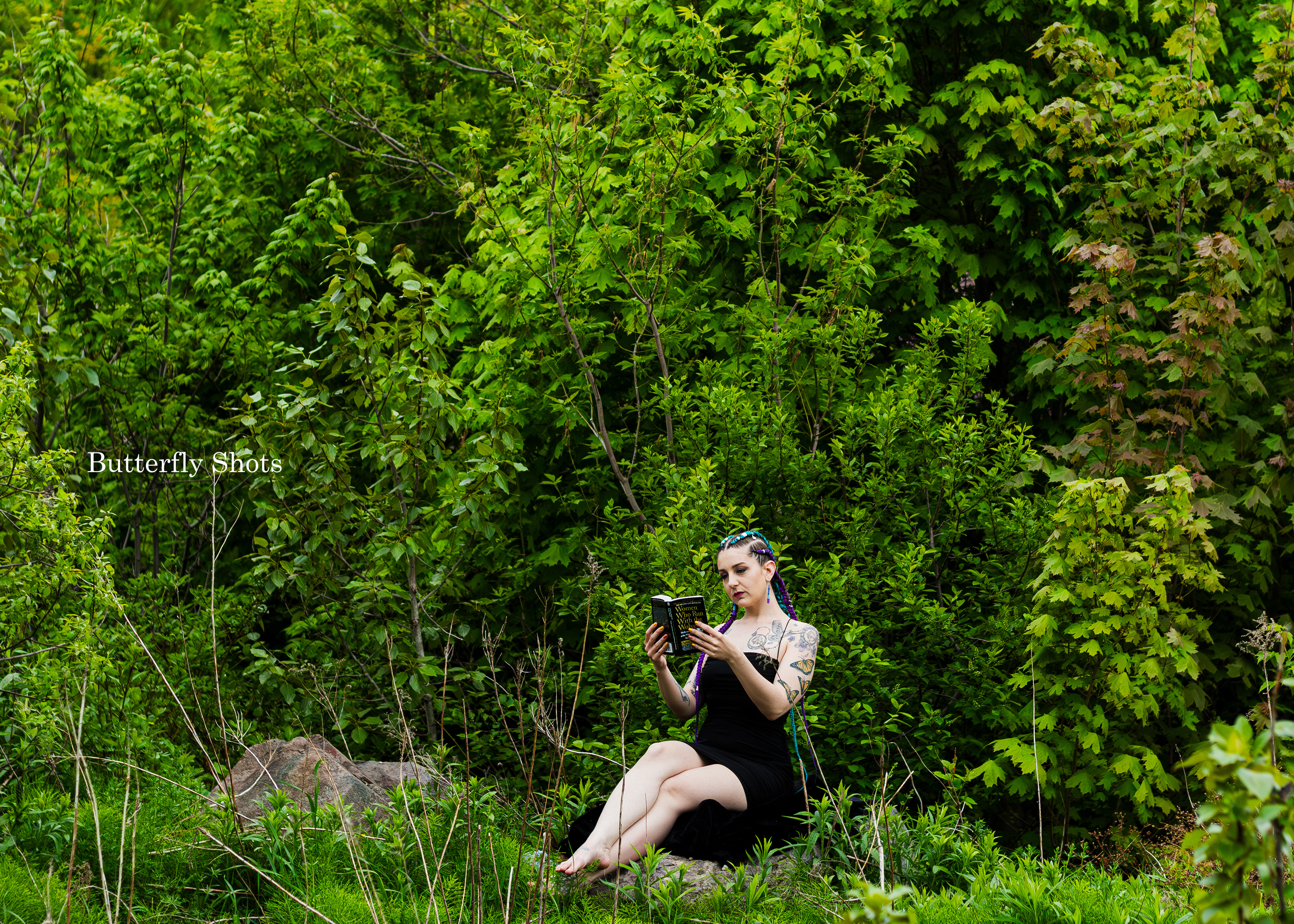 Outdoors self-portrait