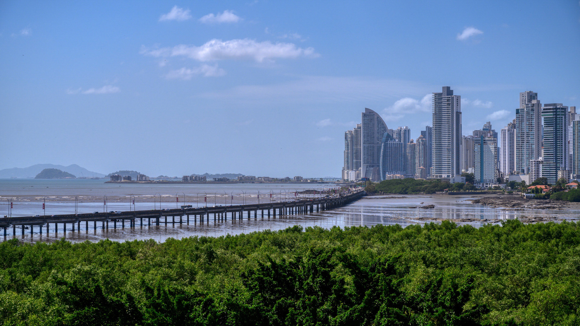 Blick vom Turm Panama Viejo