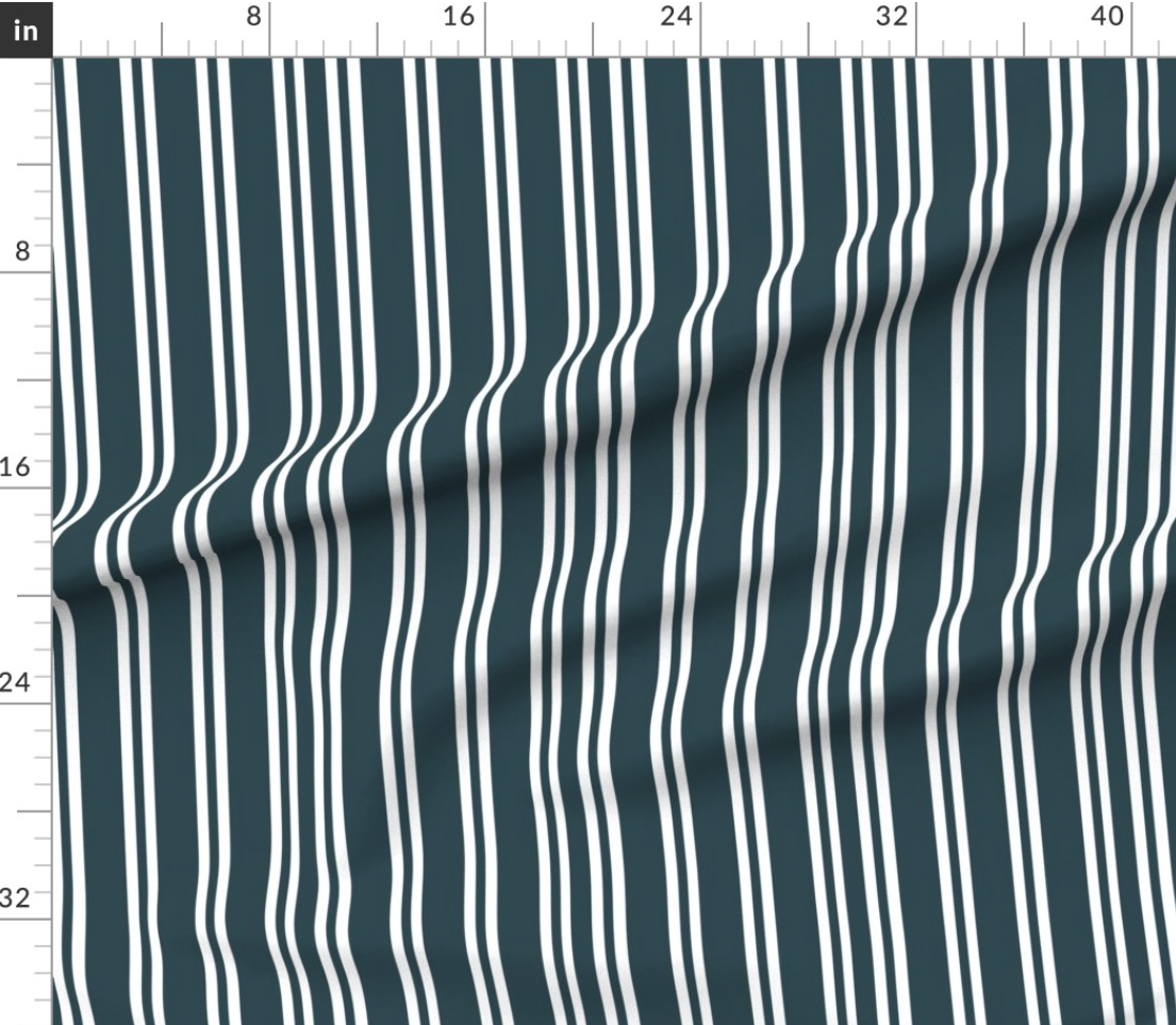 Teal Stripes