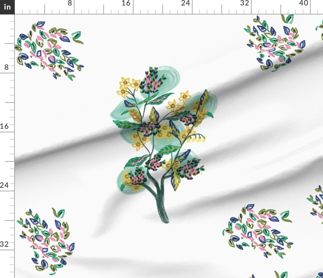 Citrus Tree Pattern