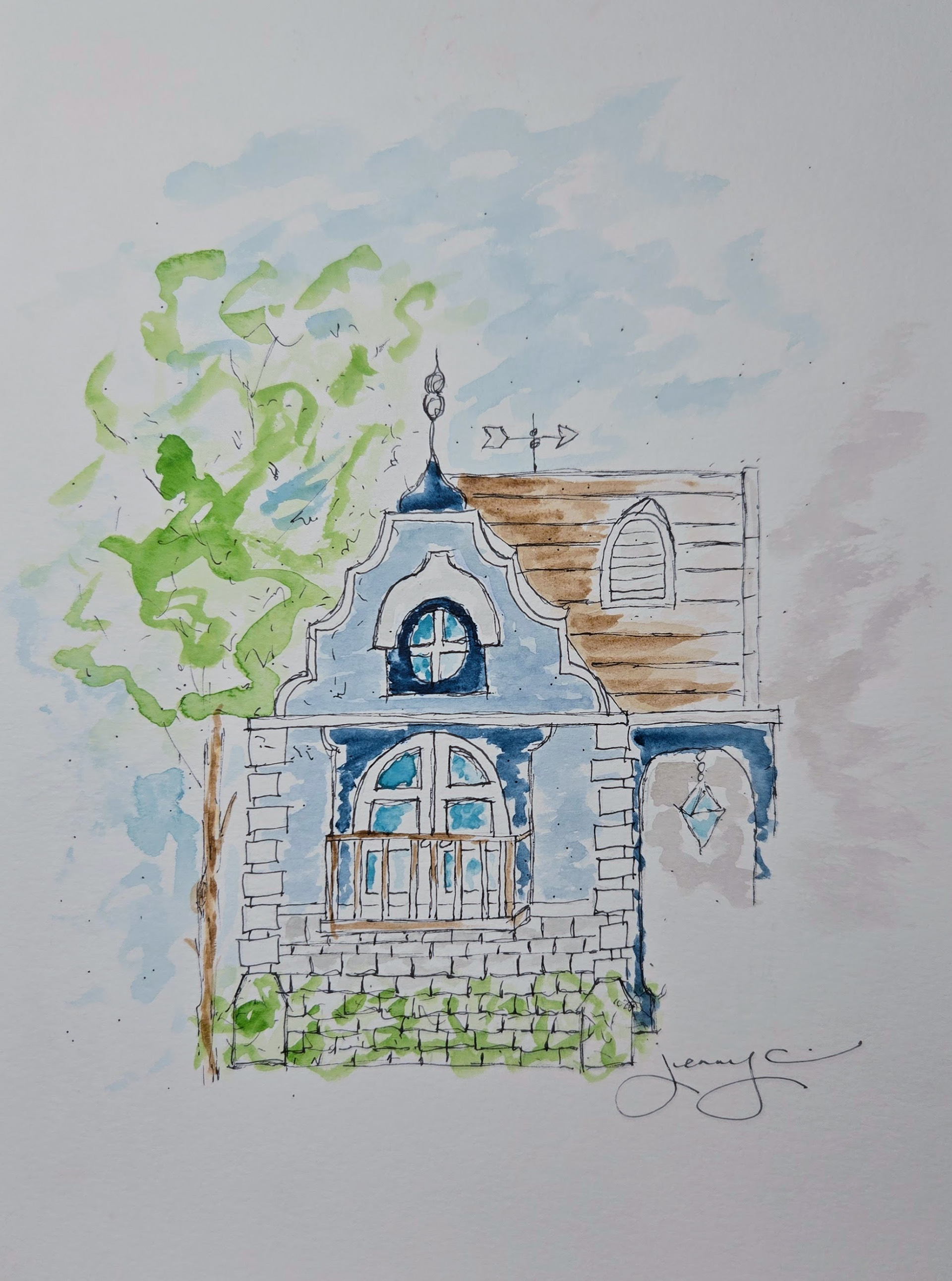 The Blue House