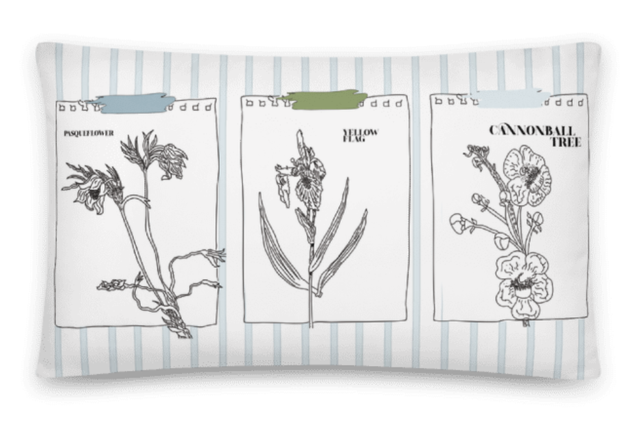 Botanicals Lumbar Pillow