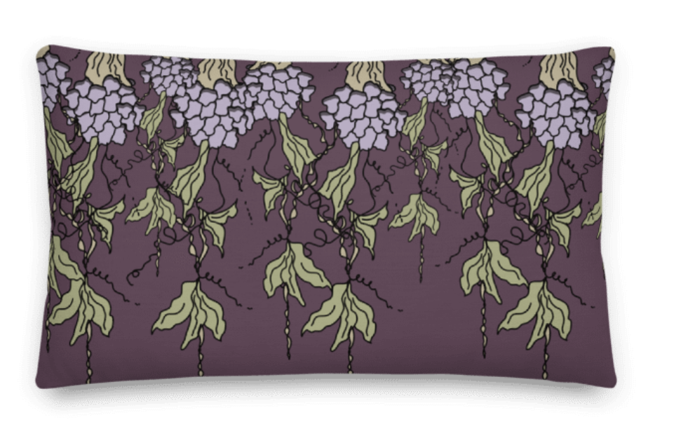 Eggplant with Purple Vines