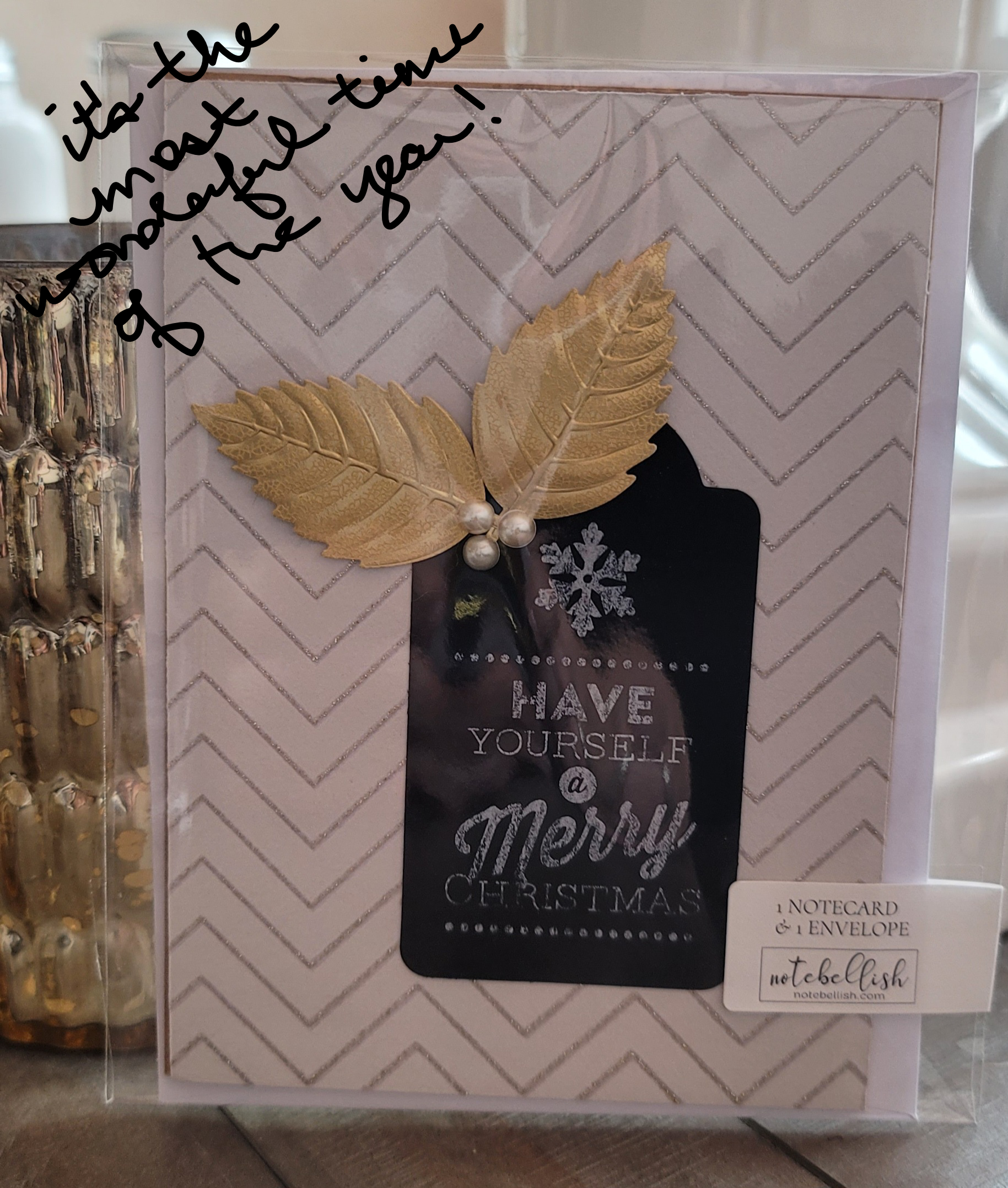 "Have Yourself a Merry Little Christmas" NB Notecard