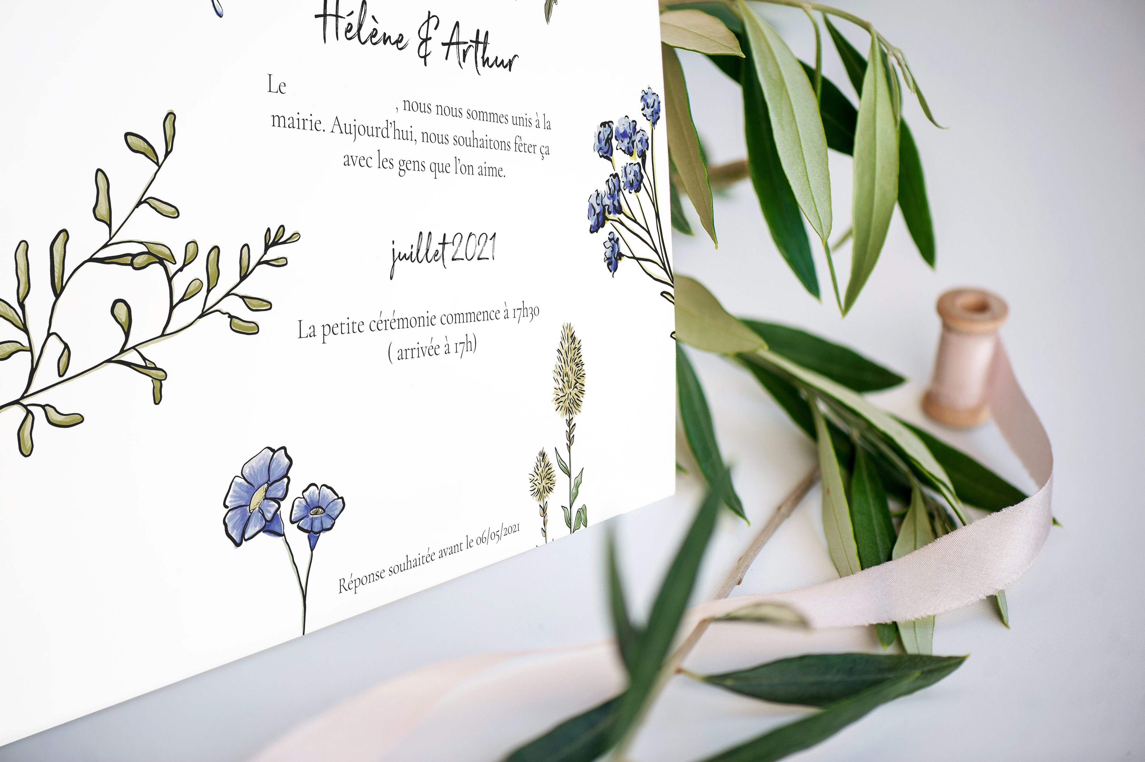 Faire part de mariage sur mesure