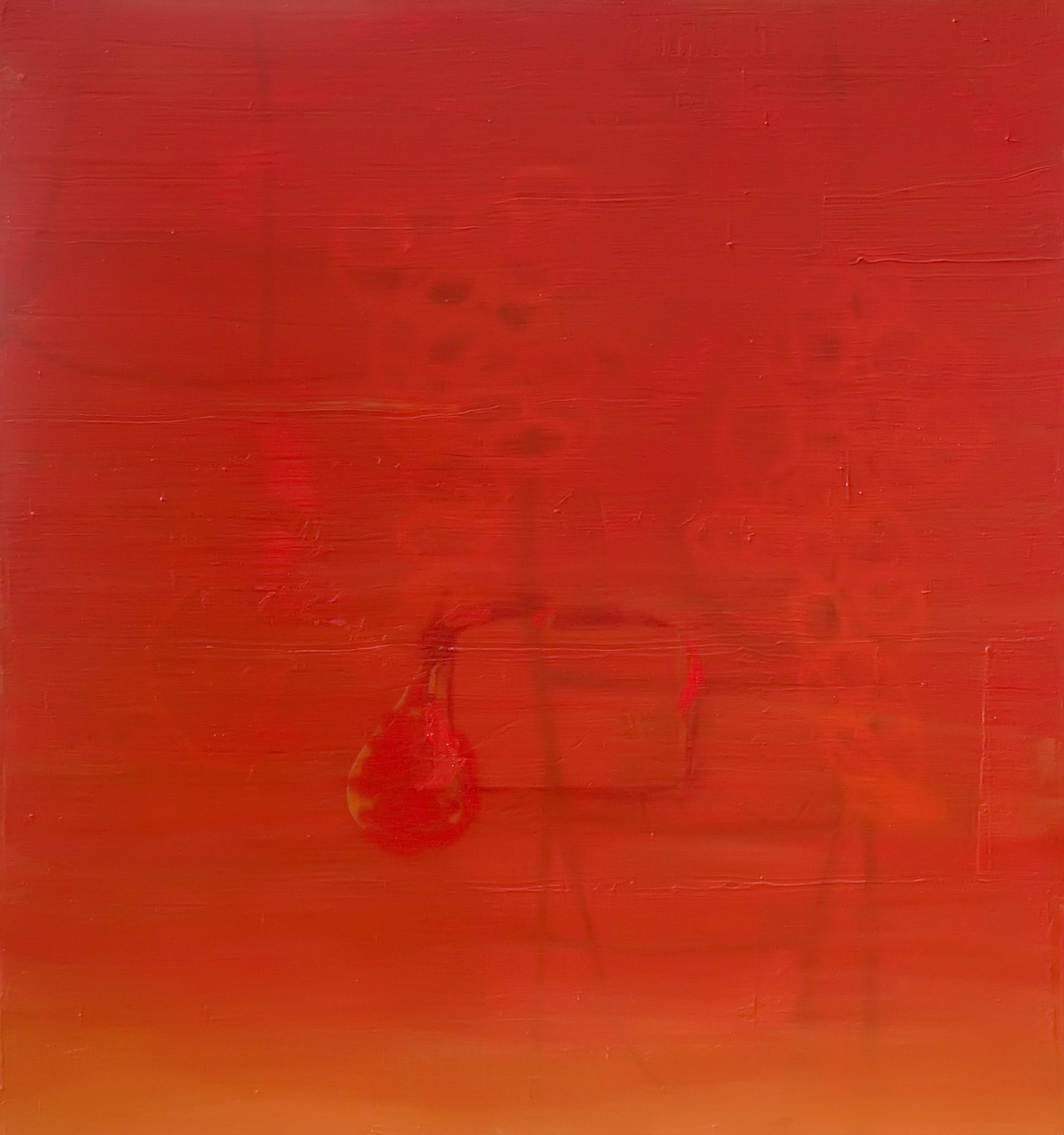 Eduardo Daniel Rodriguez."Lick"2006.Acrylic/Canvas.70 x 66 inches.©2006 E.D.R.