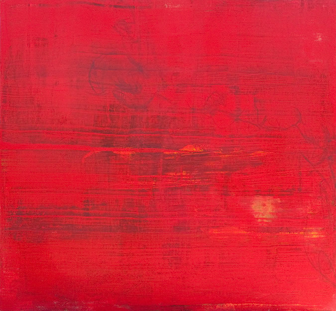Eduardo Daniel Rodriguez "Edgewater Rain"2004Acrylic/Canvas55 x 48 inches©2004 E.D.R.Collection of the Artist