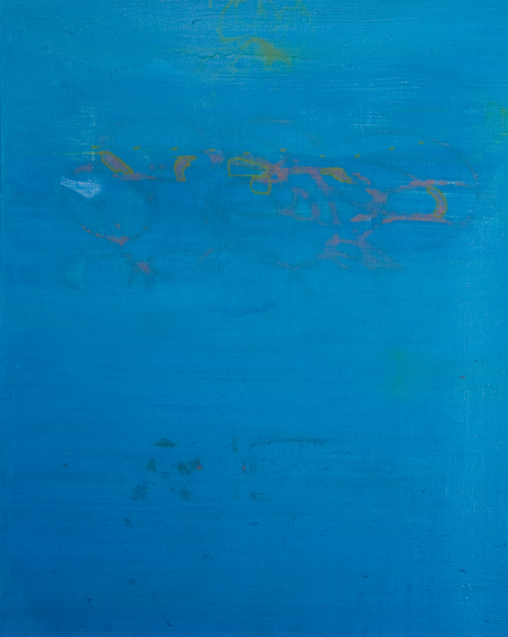 Eduardo Daniel Rodriguez "Edgewater Rain"2004Acrylic/Canvas55 x 48 inches©2004 E.D.R.Collection of the Artist