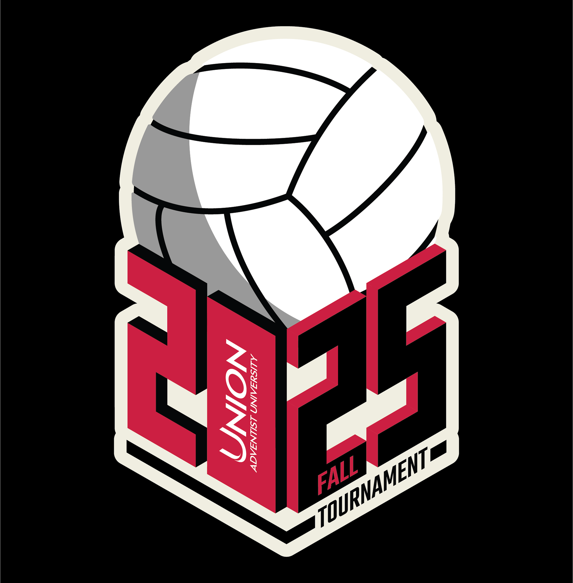 Volleyball Tournament Sticker